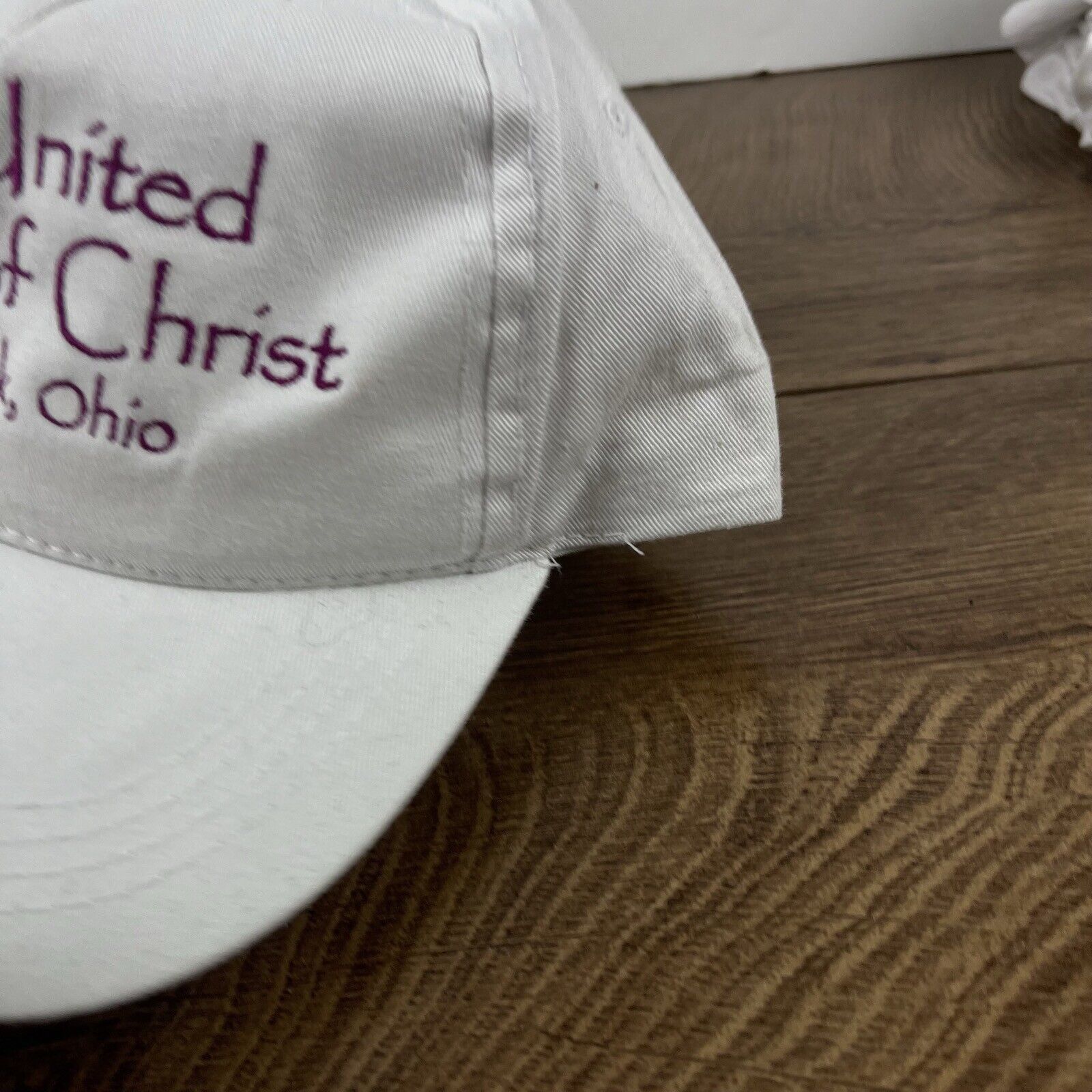 Other First United Church Hat Snapback Hat White Adjustable Hat Su Size ONE SIZE - 7 Thumbnail