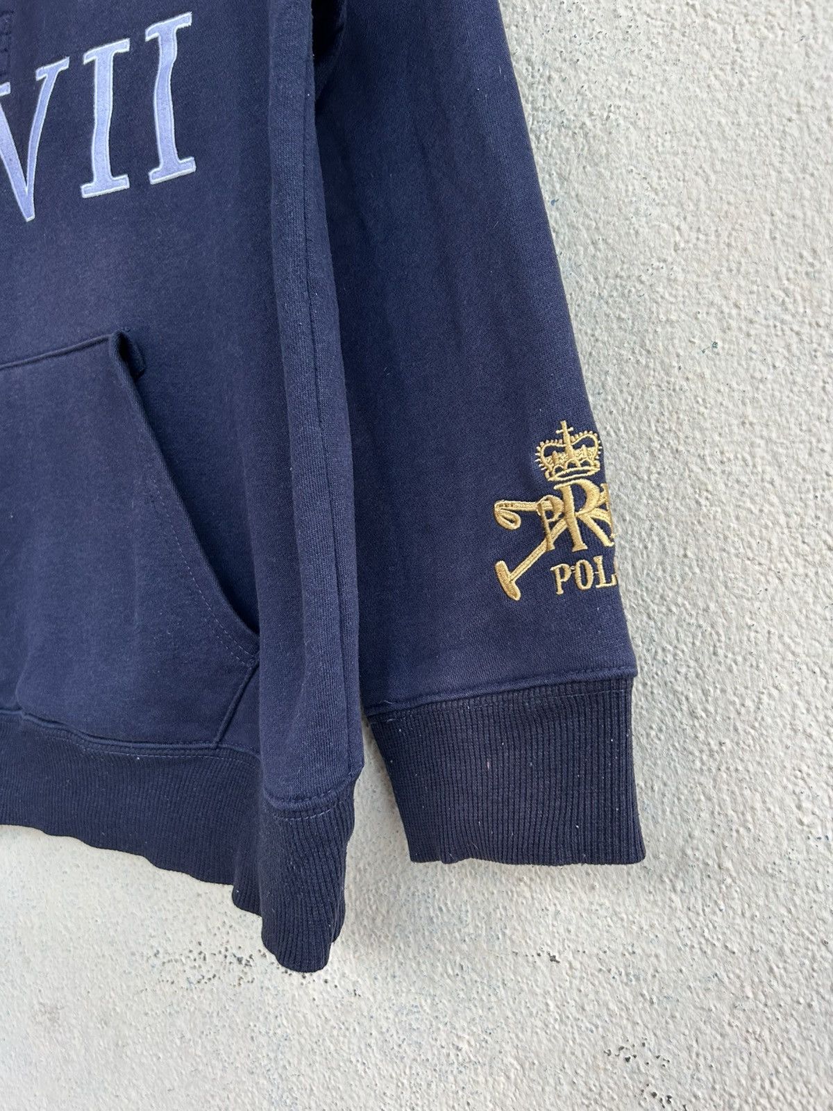 Polo Ralph Lauren × Ralph Lauren × Vintage Vintage Polo by Ralph Lauren Half Buttons Up Hoodie Size US L / EU 52-54 / 3 - 4 Thumbnail