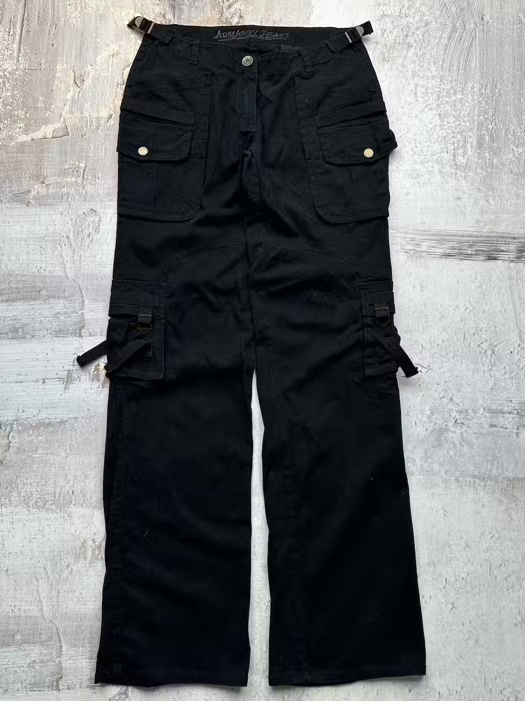 image of Vintage Bondage Cargo Pants in Black, Men's (Size 31)