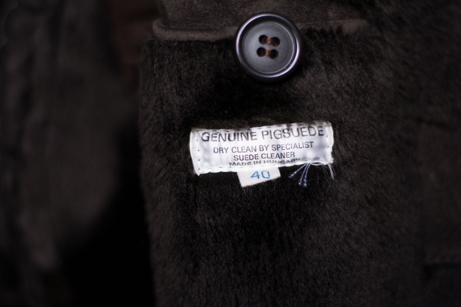 Vintage Long leather coat I Chocolate Brown Duffel Coat Size M / US 6-8 / IT 42-44 - 6 Thumbnail