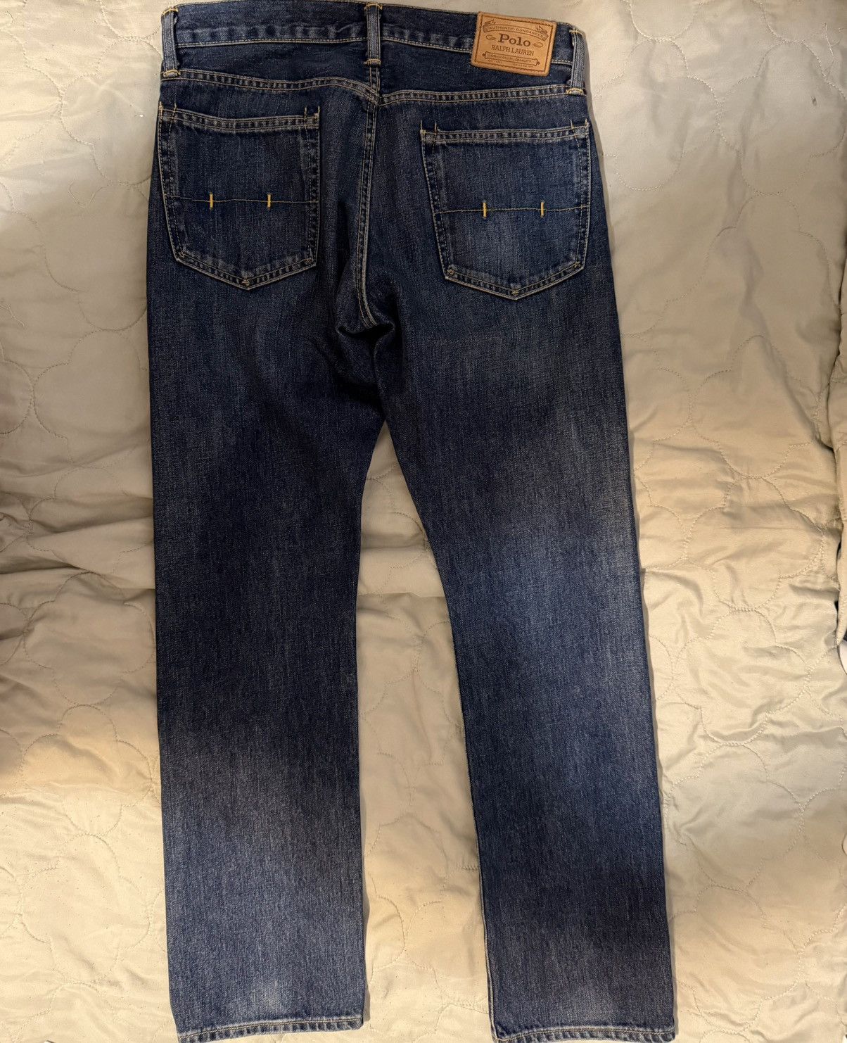 Polo Ralph Lauren Vintage Polo Ralph Lauren Varick Slim Straight Blue Jeans Size US 31 - 6 Thumbnail