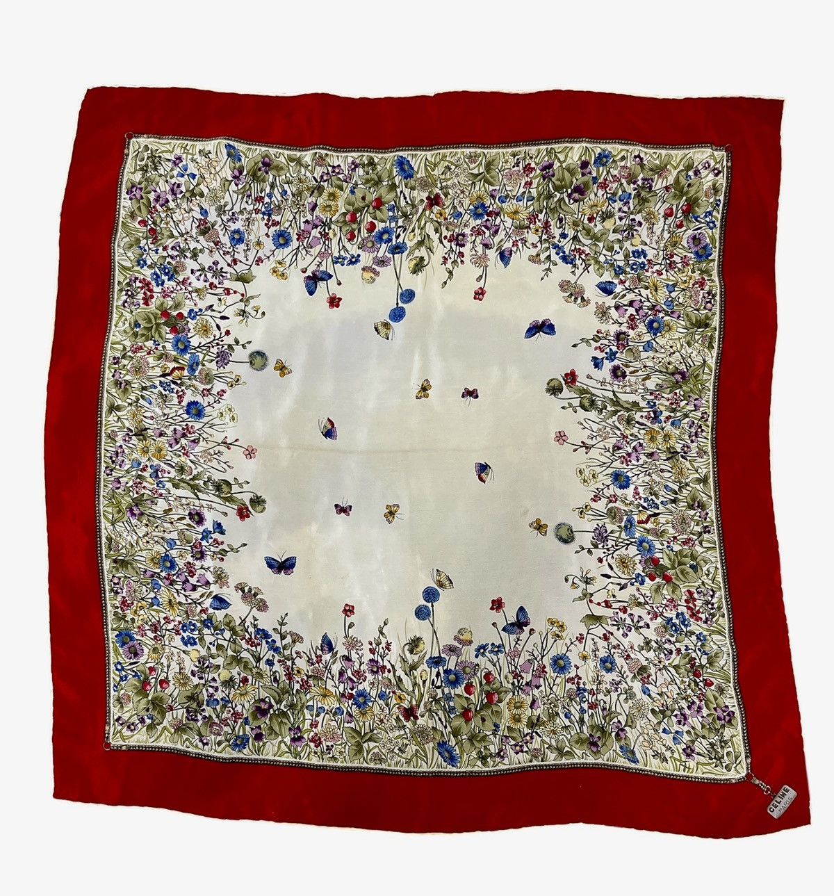 Celine Celine Silk Scarf free gift Celine Handkerchief Size ONE SIZE - 1 Thumbnail