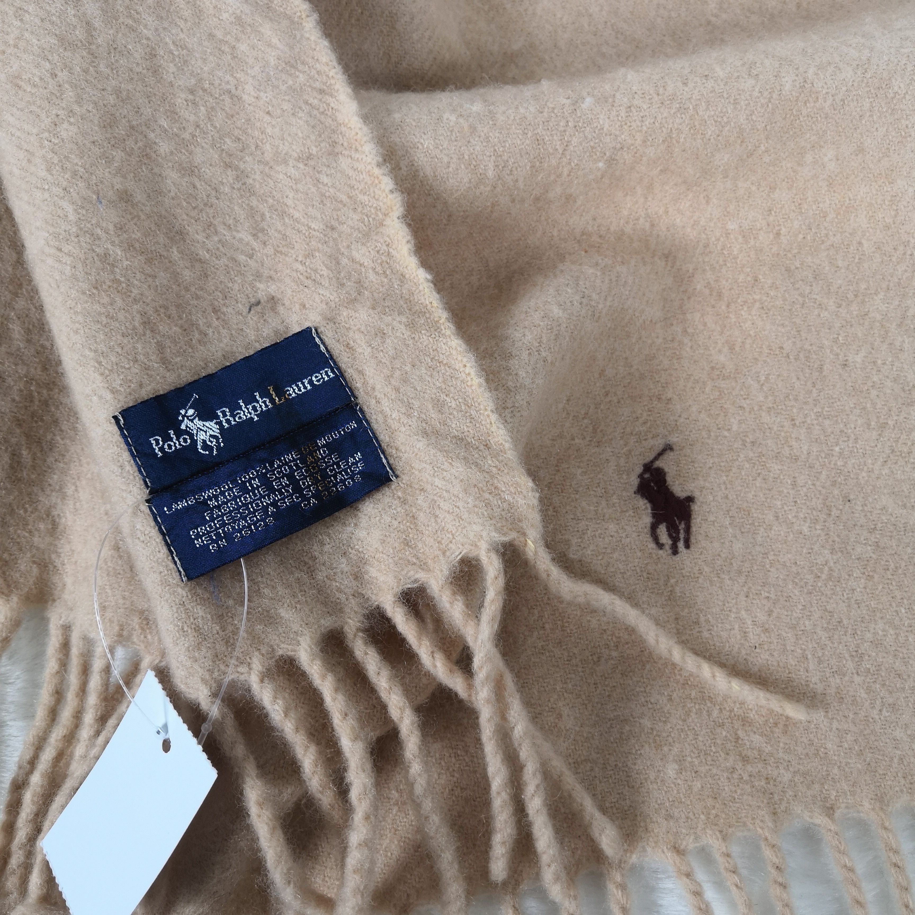 Polo Ralph Lauren Vintage Polo Ralph Lauren Scarf Muffler Wool Scarves Size ONE SIZE - 4 Thumbnail