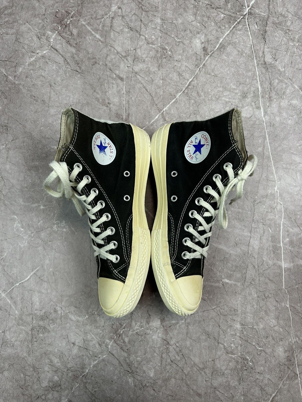 Comme des Garcons × Comme des Garcons PLAY × Converse Comme Des Garcons CDG PLAY x Converse Chuck Taylor 70s High Size US 7.5 / EU 40-41 - 9 Thumbnail
