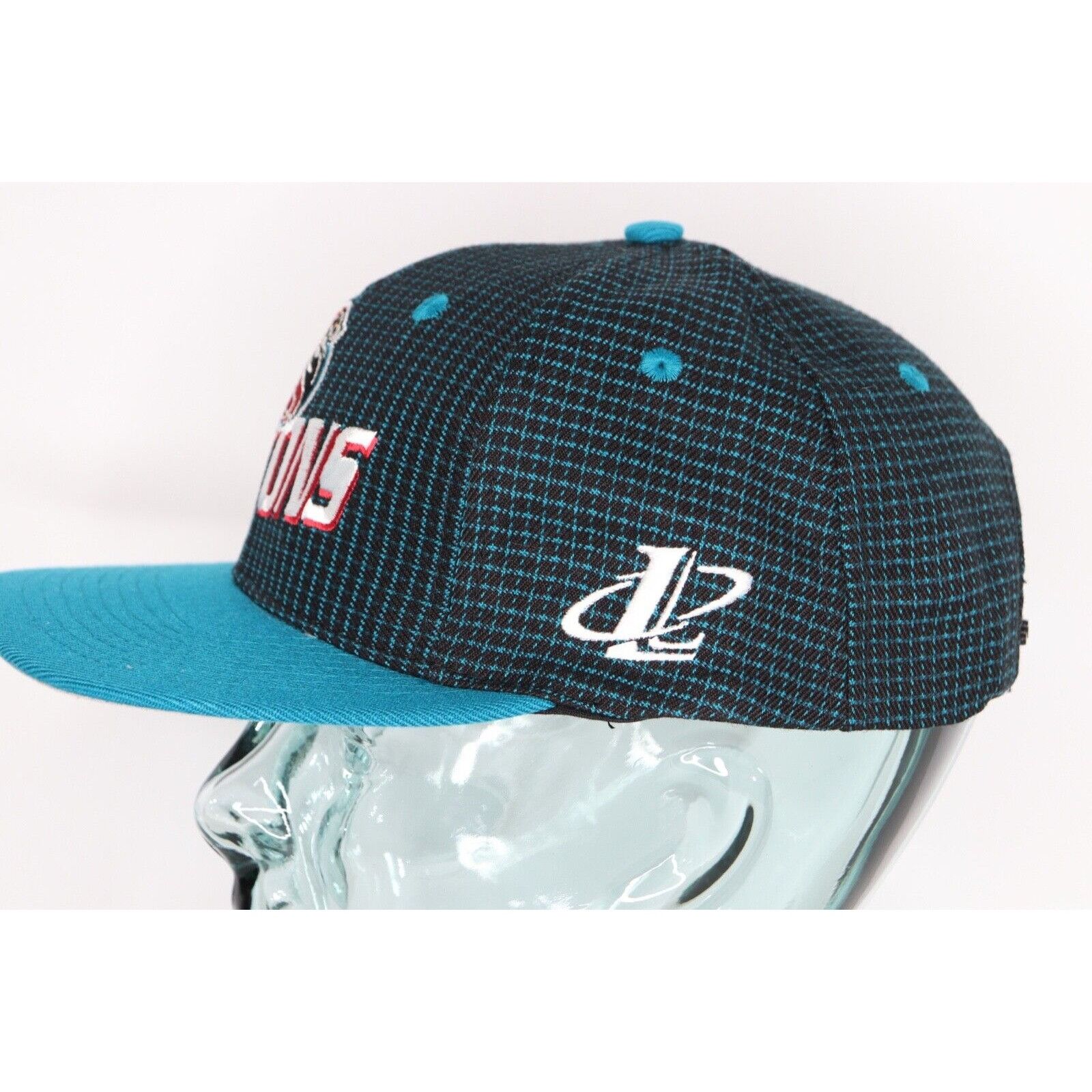 Logo Athletic NOS Vintage 90s Detroit Pistons Basketball Snapback Hat Size ONE SIZE - 5 Thumbnail