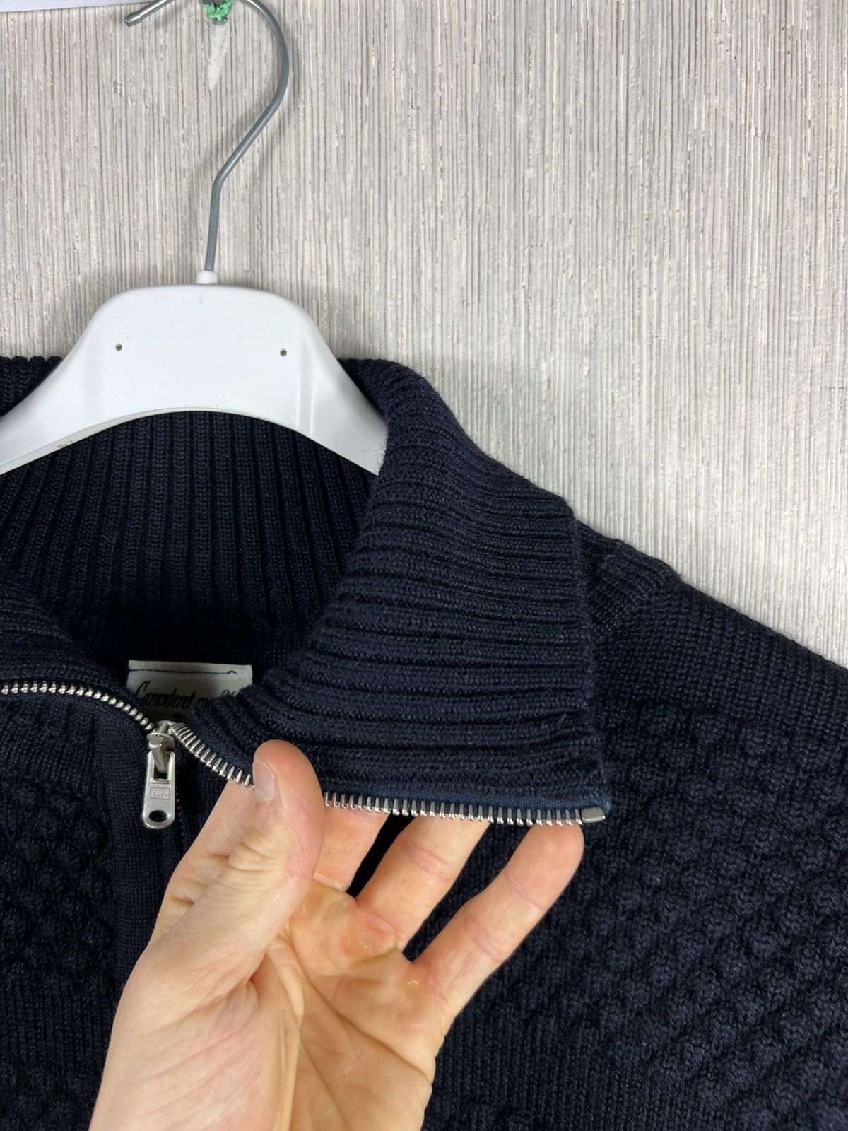 S.N.S. Herning Vintage S.N.S. Herning fisherman knit wool cardigan sweater Size US XXL / EU 58 / 5 - 10 Thumbnail