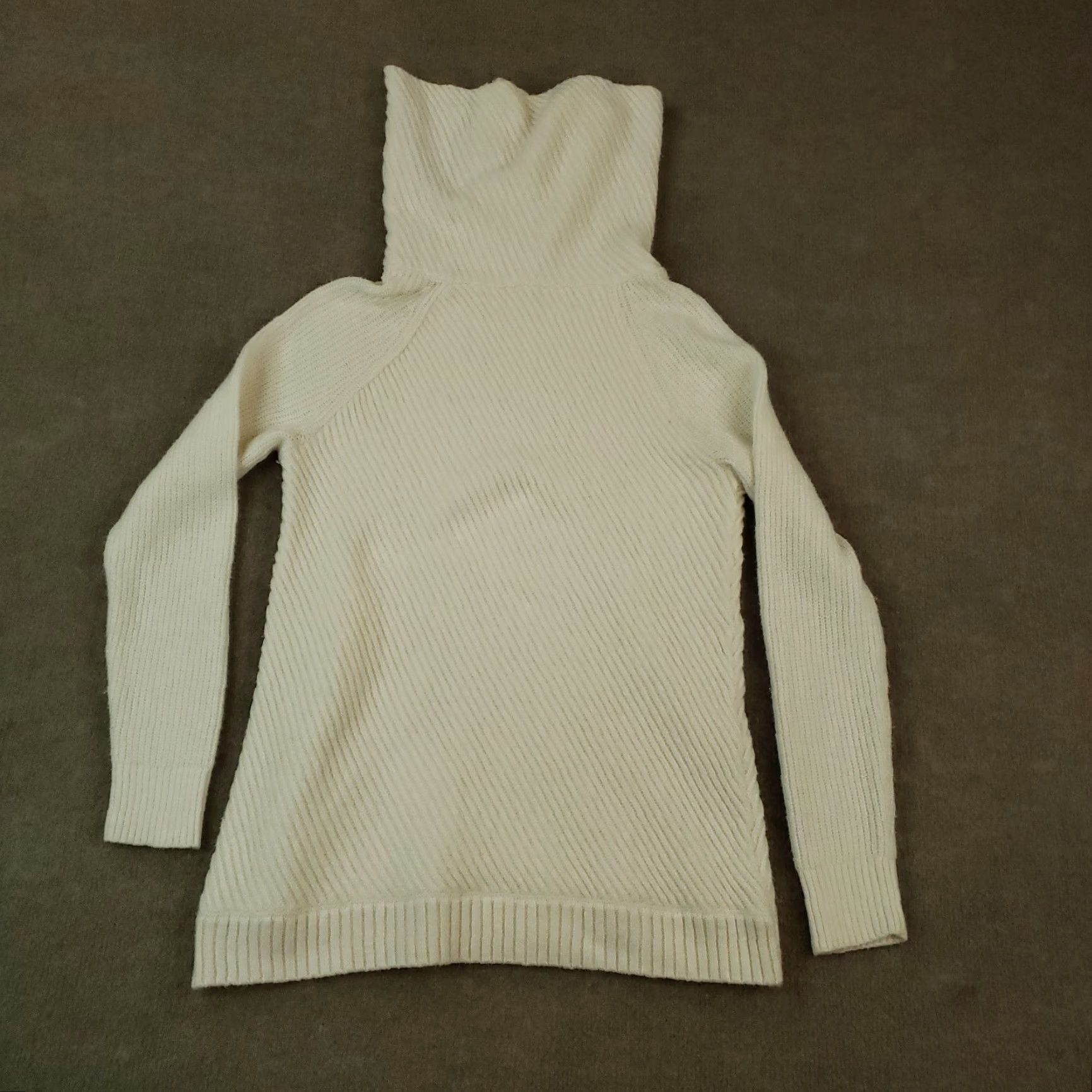 Talbots Talbots Sweater Womens Small White High Neck Long Sleeve Knit Pullover Casual Size S / US 4 / IT 40 - 7 Thumbnail
