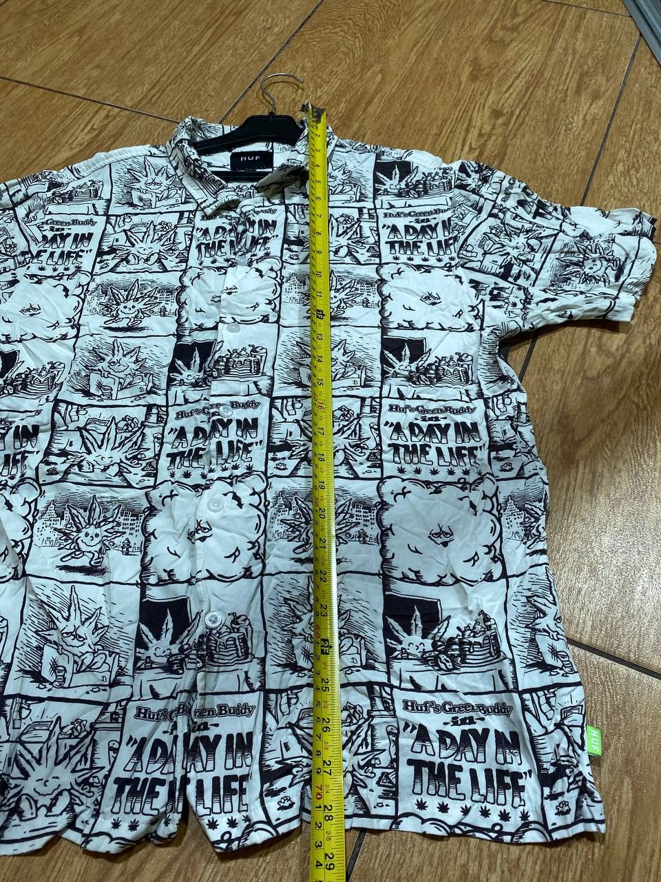 Huf Modern HUF Short Sleeve Button Up Shirt Size US L / EU 52-54 / 3 - 12 Thumbnail