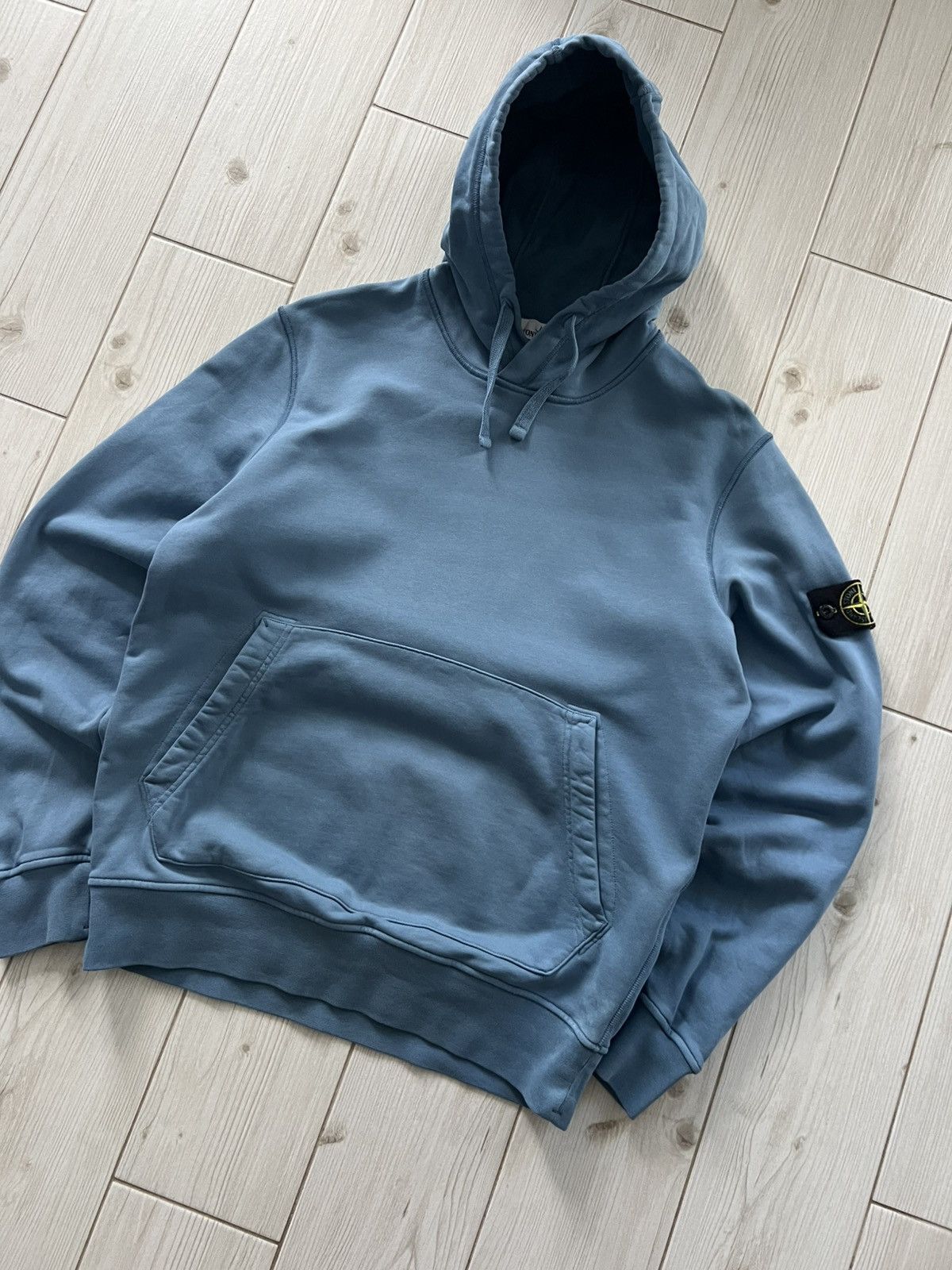 Stone Island Stone Island Hoodie Basic Blue Patch Authentic Size US L / EU 52-54 / 3 - 5 Thumbnail