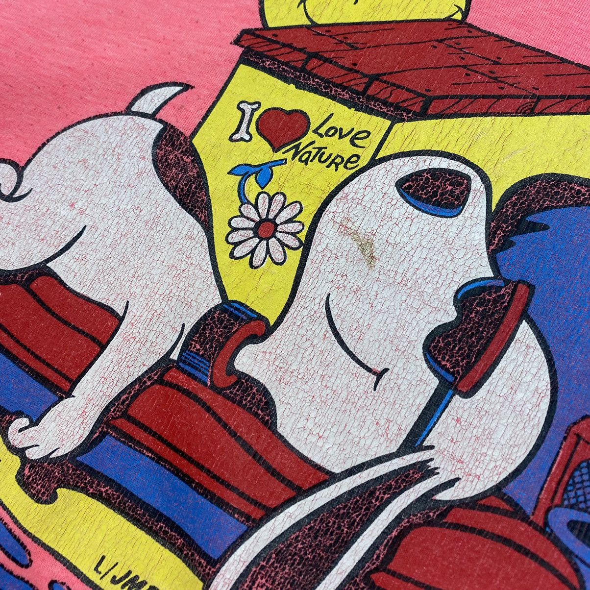Cartoon Network Vintage Snoopy 1989 Big Logo Humor cartoon tee Size US M / EU 48-50 / 2 - 5 Thumbnail
