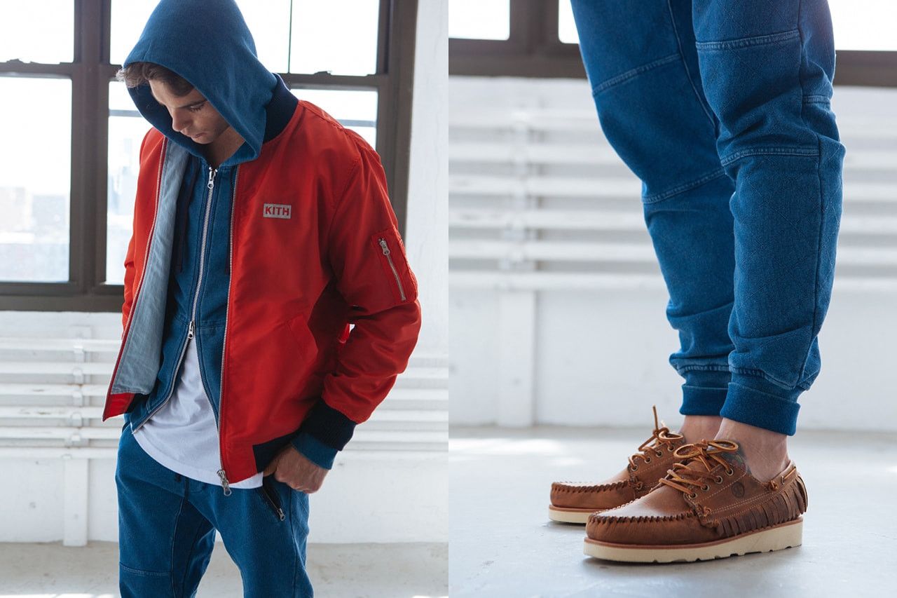 Kith 2014 Spring Indigo Collection French Terry Hoodie