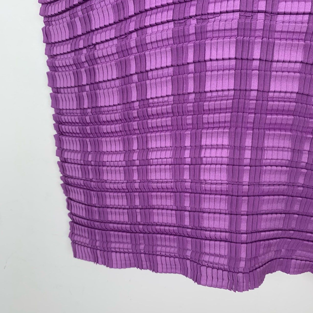 Issey Miyake Issey Miyake Pleated Purple Top Size XS / US 0-2 / IT 36-38 - 4 Thumbnail