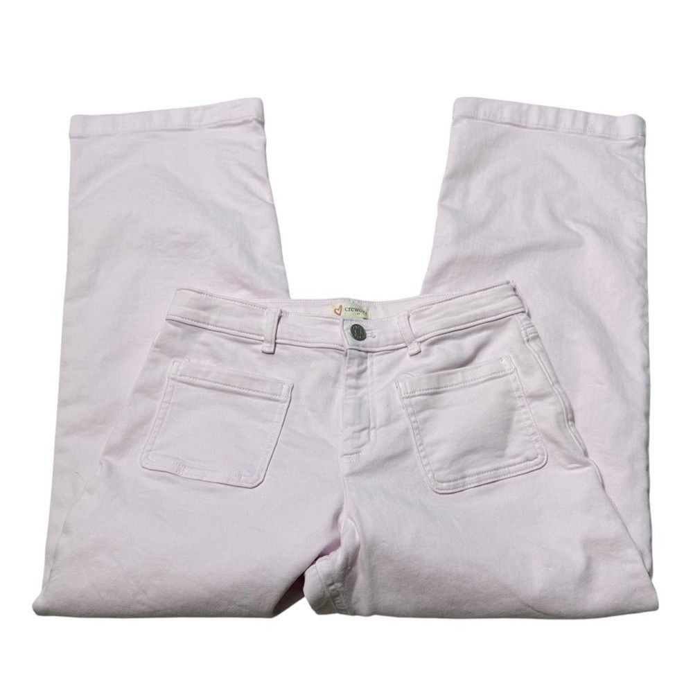 J.Crew J.Crew Crewcuts Girl's Pink Patch-pocket Wide Leg Jeans Siz Size 24" / US 00 / IT 34 - 4 Thumbnail