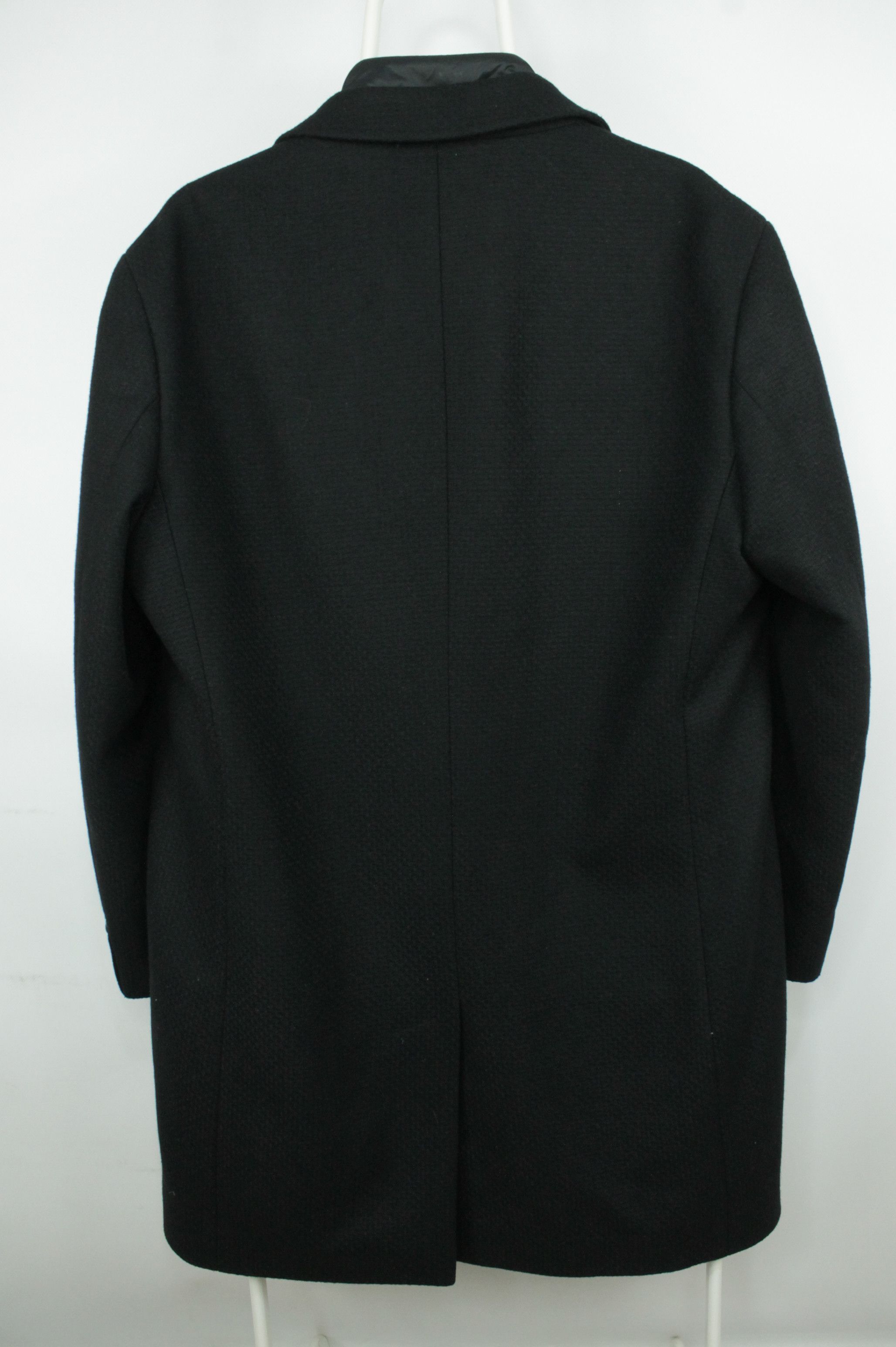 Hugo Boss Hugo Boss Nadim4 Inner Bib Slim Fit Black Wool Coat Size US L / EU 52-54 / 3 - 5 Thumbnail