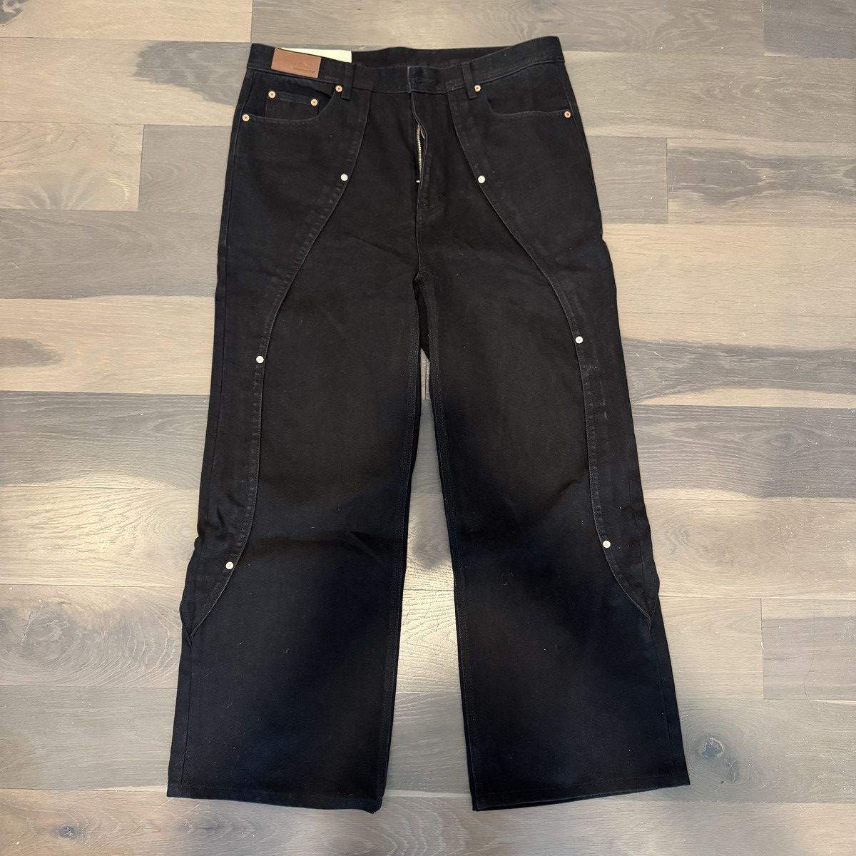 Andersson Bell Black Matthew Curved Jeans | Grailed