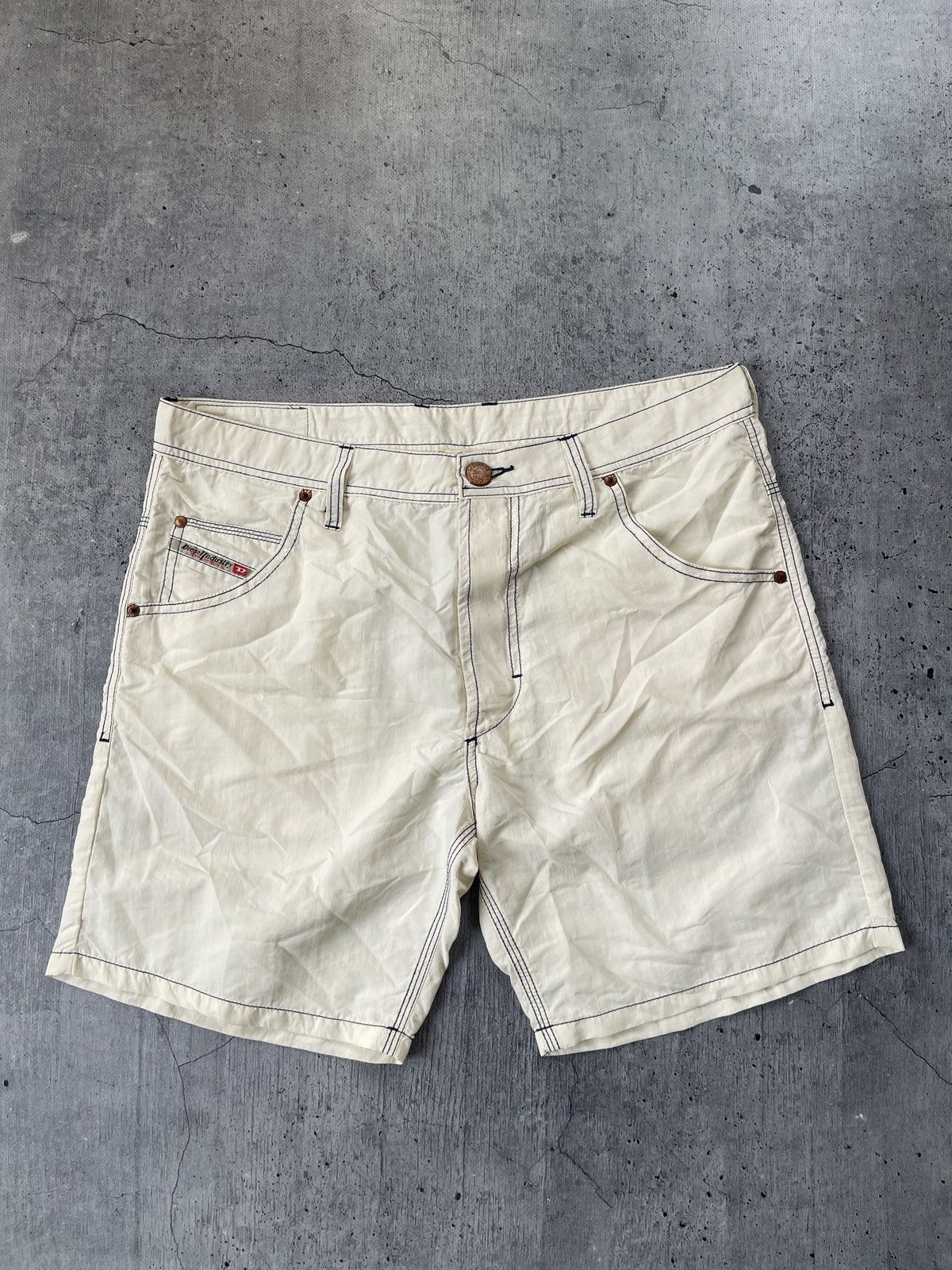 Diesel × Vintage Vintage Diesel Nylon Y2K Shorts Size US 32 / EU 48 - 4 Thumbnail