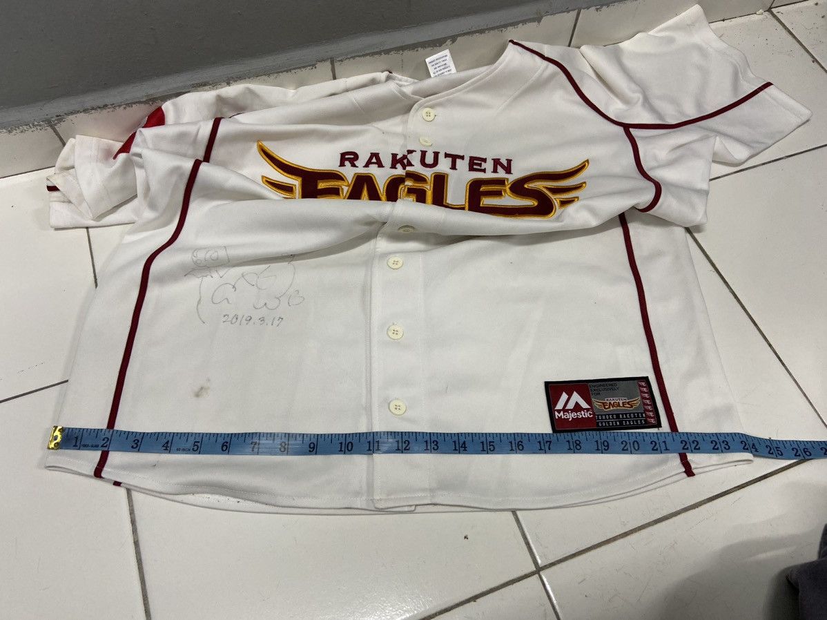 MLB TOHOKO RAKUTEN EAGLES LOUIS OKOYE 9 JERSEY 2019 autograph Size US L / EU 52-54 / 3 - 17 Thumbnail