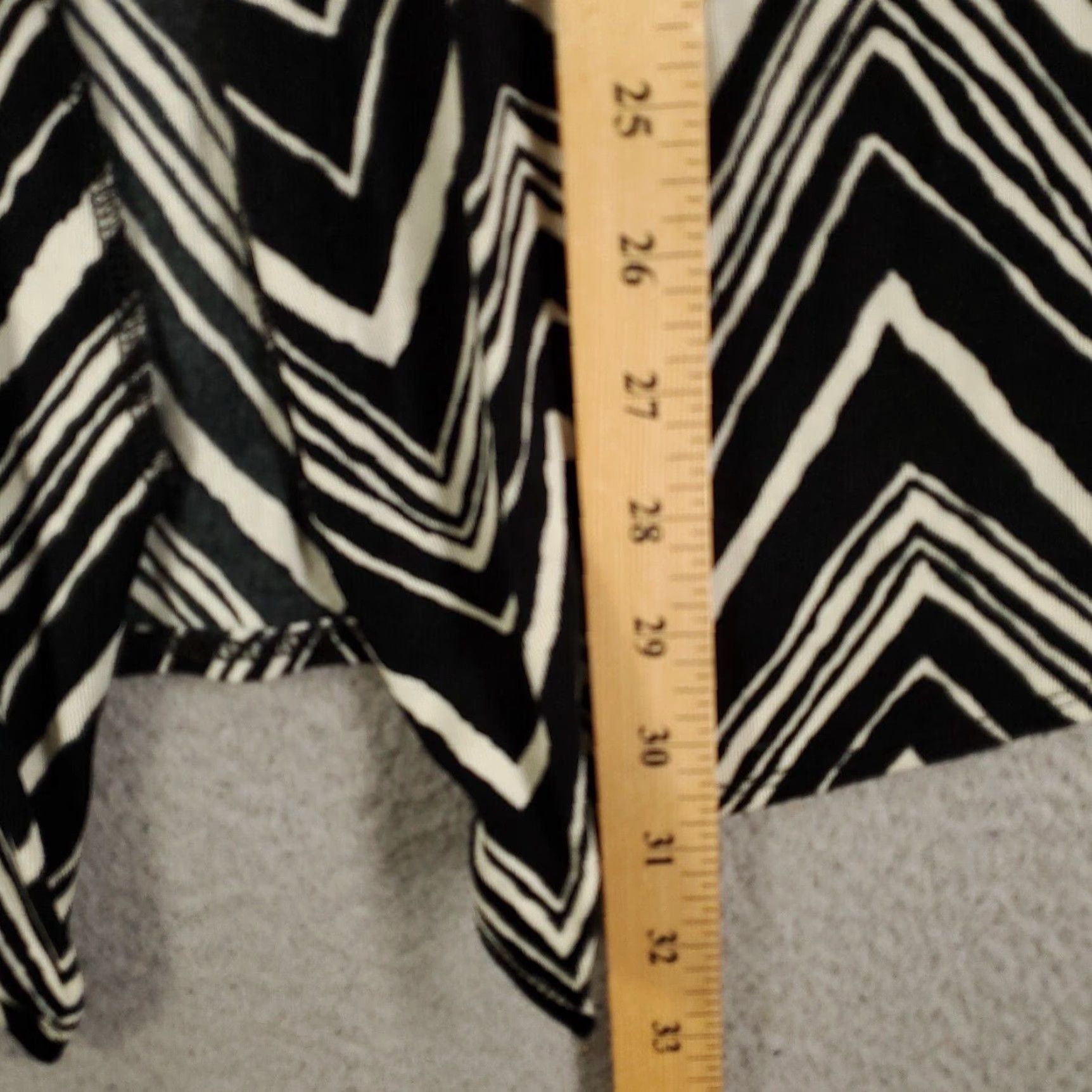 Vintage VINTAGE Chico's Cardigan Vest Shirt Women L Black Chevron Open Front 2 Size L / US 10 / IT 46 - 3 Thumbnail