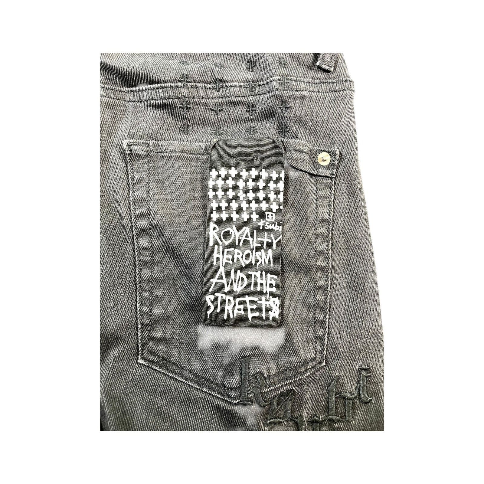 Ksubi Ksubi Patch Black Jeans Size US 31 - 5 Thumbnail