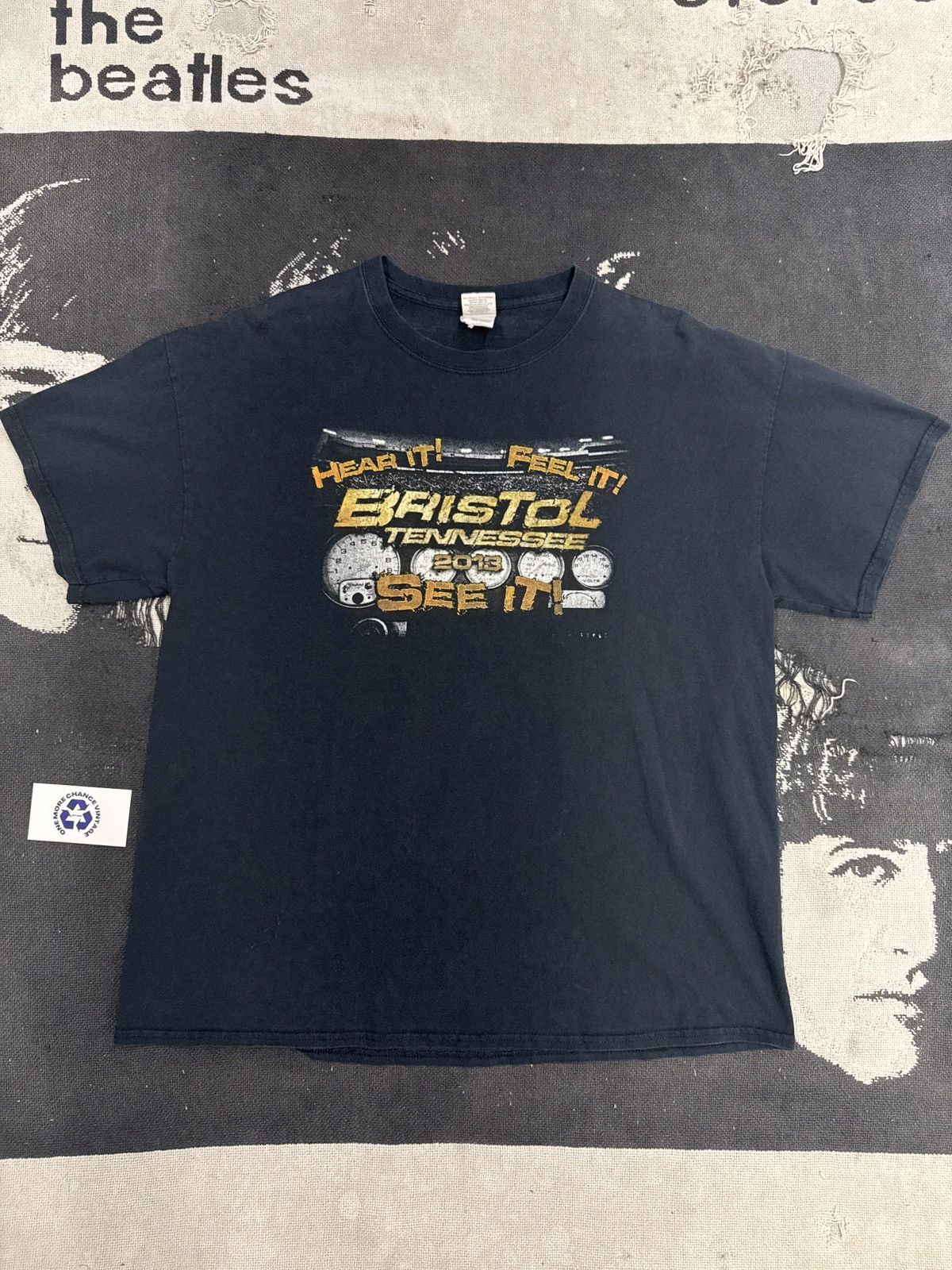 Vintage Racing Cars “Bristol Tennessee” 2013 Vintage T-Shirt Size US XL / EU 56 / 4 - 1 Thumbnail