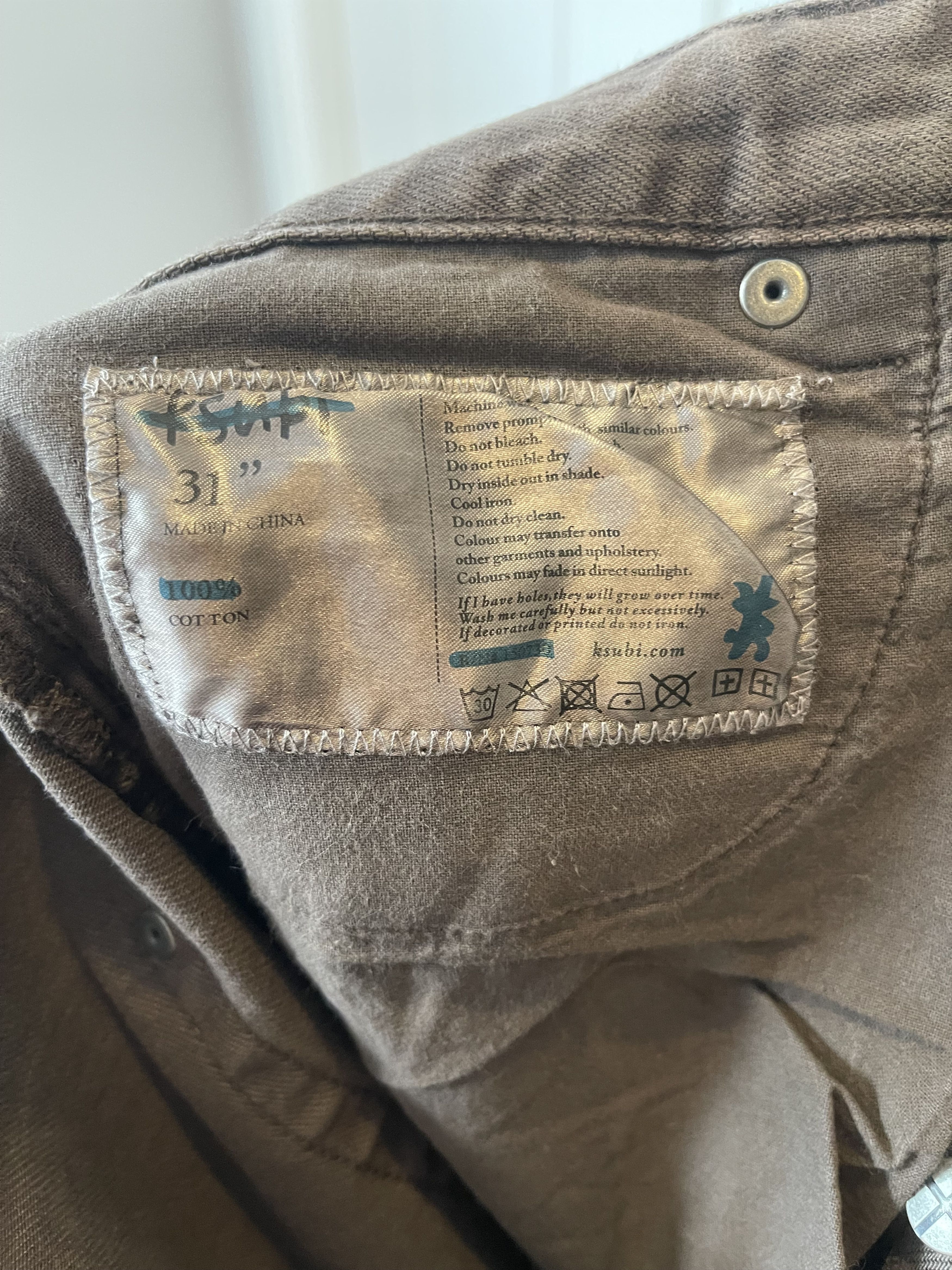Ksubi Ksubi brown jeans Size US 31 - 5 Thumbnail