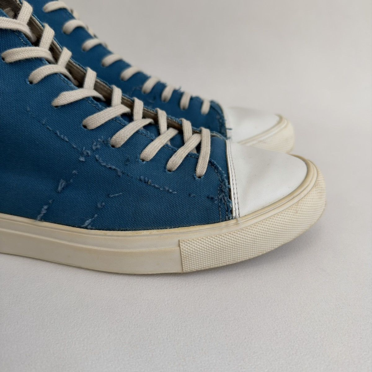 Maison Margiela S/S 08 ‘Deconstructed’ Canvas Sneakers Size US 10 / EU 43 - 6 Thumbnail