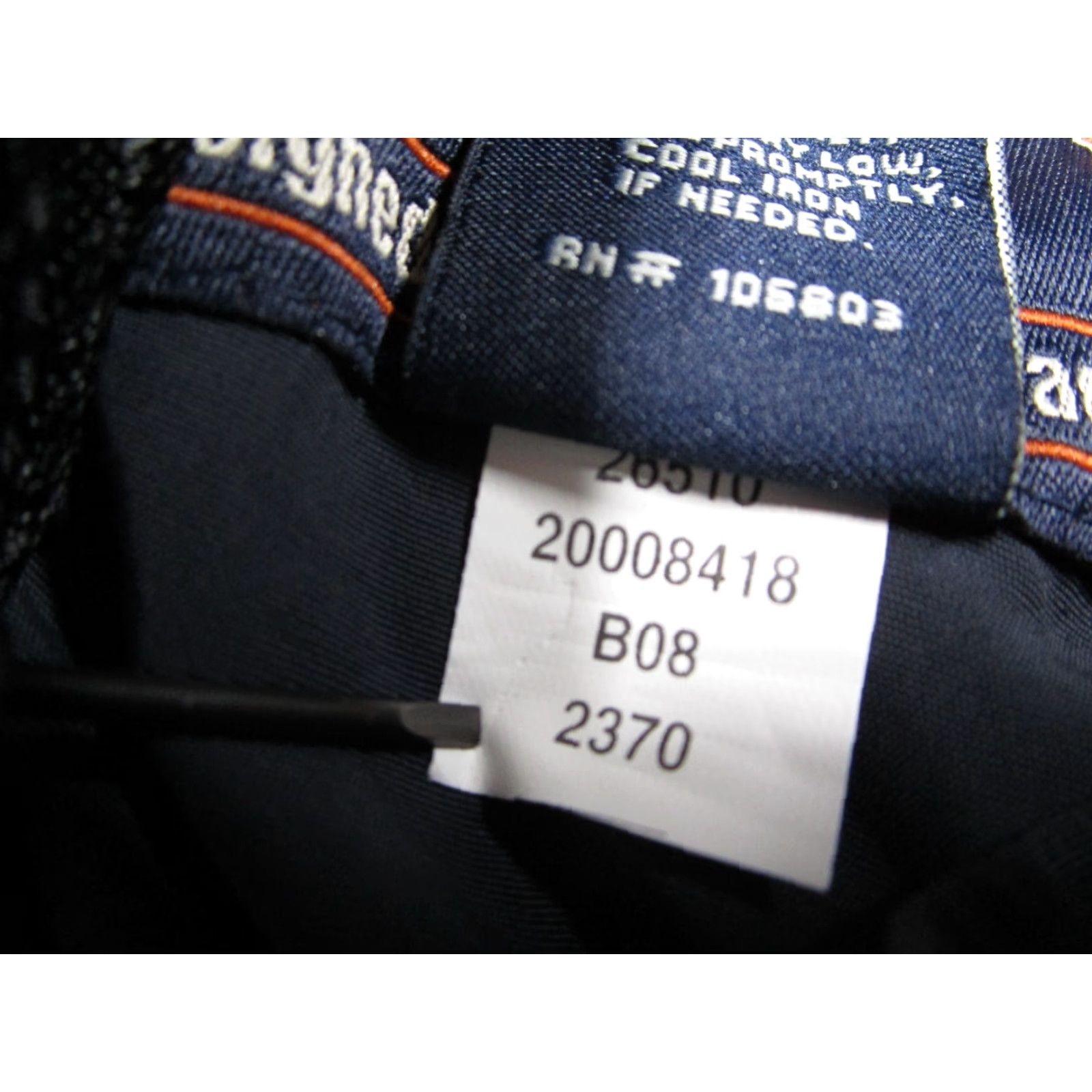 Vintage DULUTH Men's Nylon Hiking Pants Large 33x30 Blue Belted Utility Outdoor Utility Classic Fit Size US 33 - 4 Thumbnail
