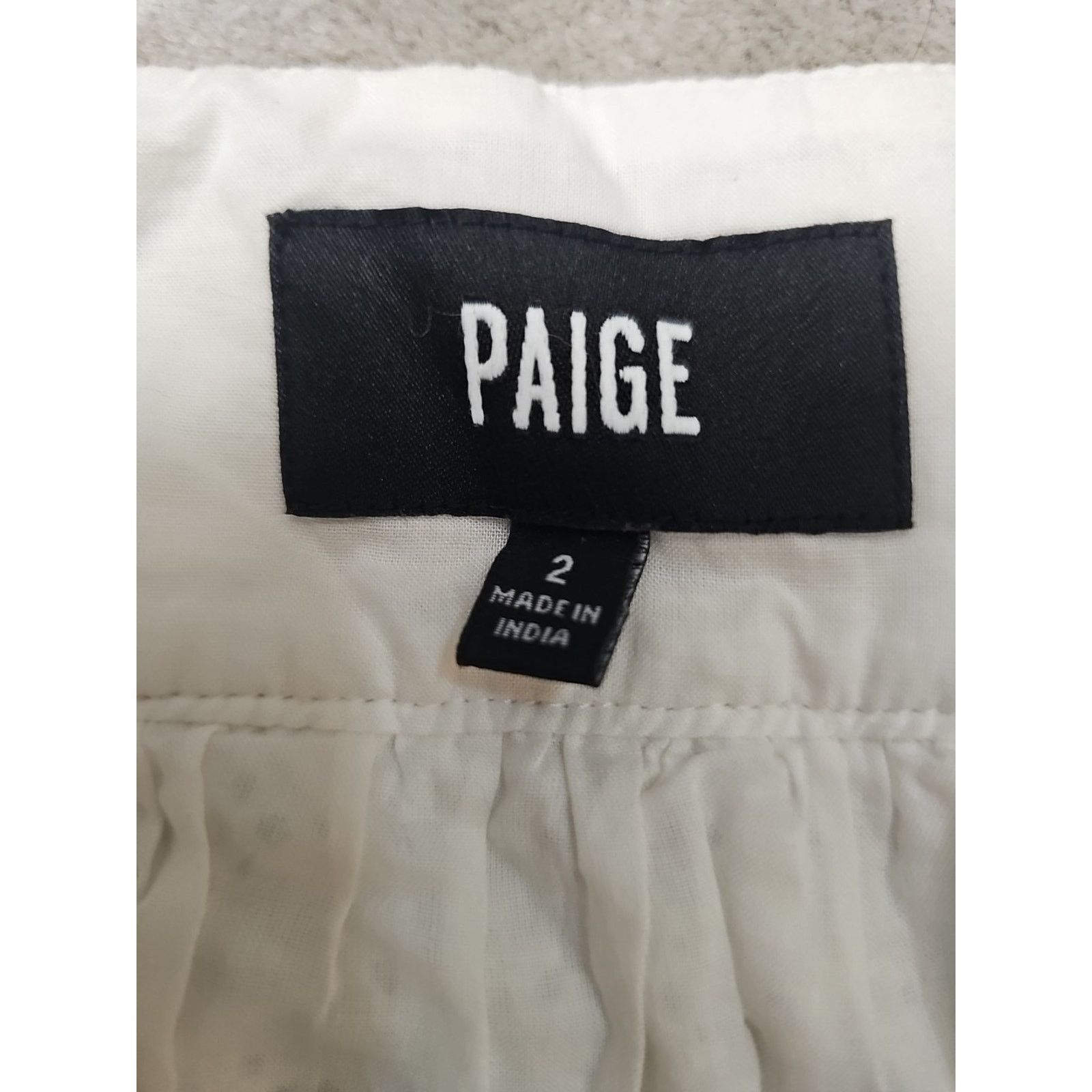 Paige Paige Women's Ojai Cotton Denim Midi Skirt Size 2 Waist 26 Size 26" / US 2 / IT 38 - 11 Thumbnail