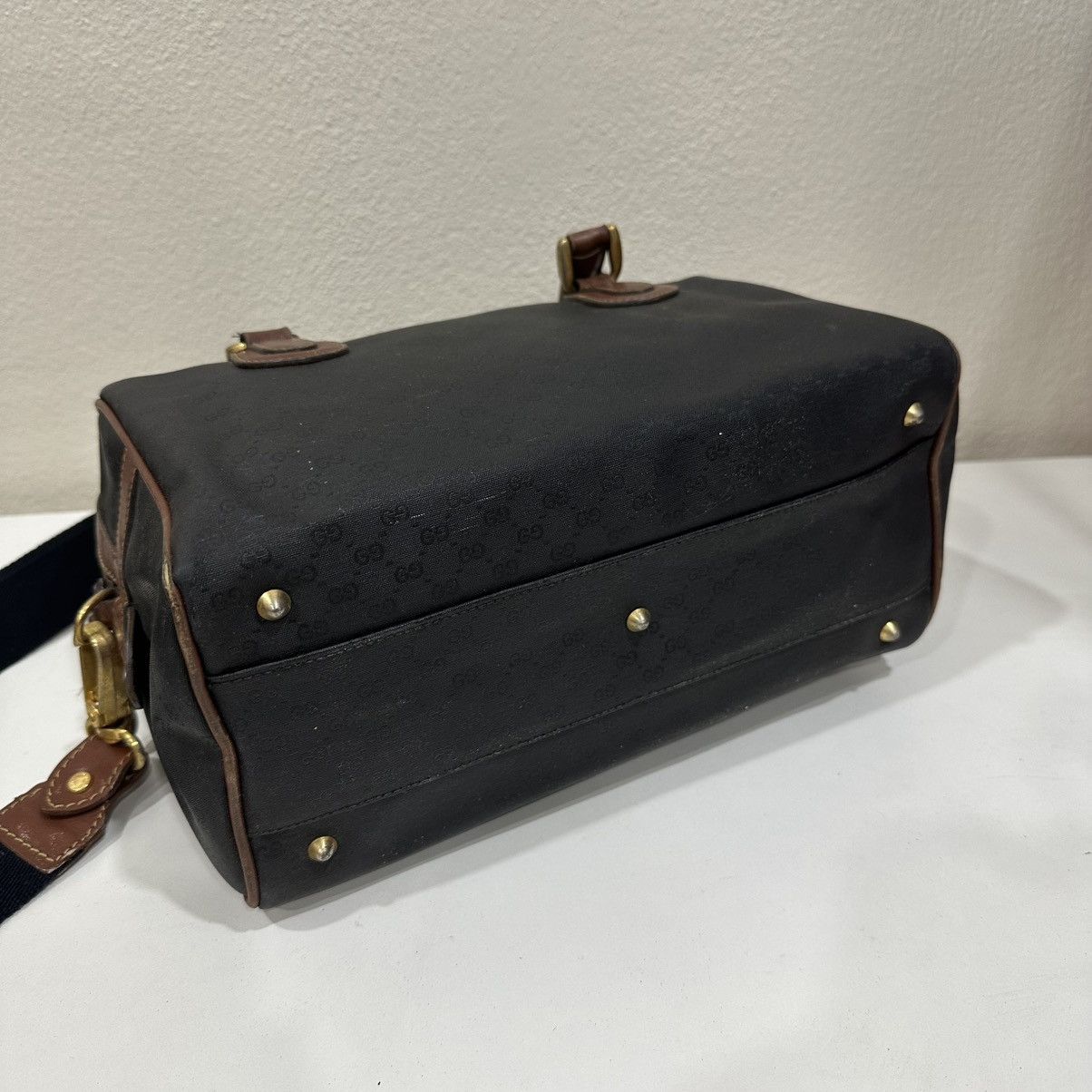 Gucci ‼️LASTDROP‼️ VINTAGE GUCCI GG MONOGRAM CANVAS BOSTON BAG Size ONE SIZE - 7 Thumbnail