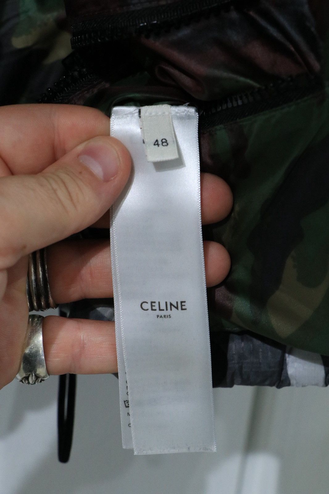 Celine Celine by Hedi Slimane Camouflage Down Puffer Jacket Size 48 Size US M / EU 48-50 / 2 - 6 Thumbnail