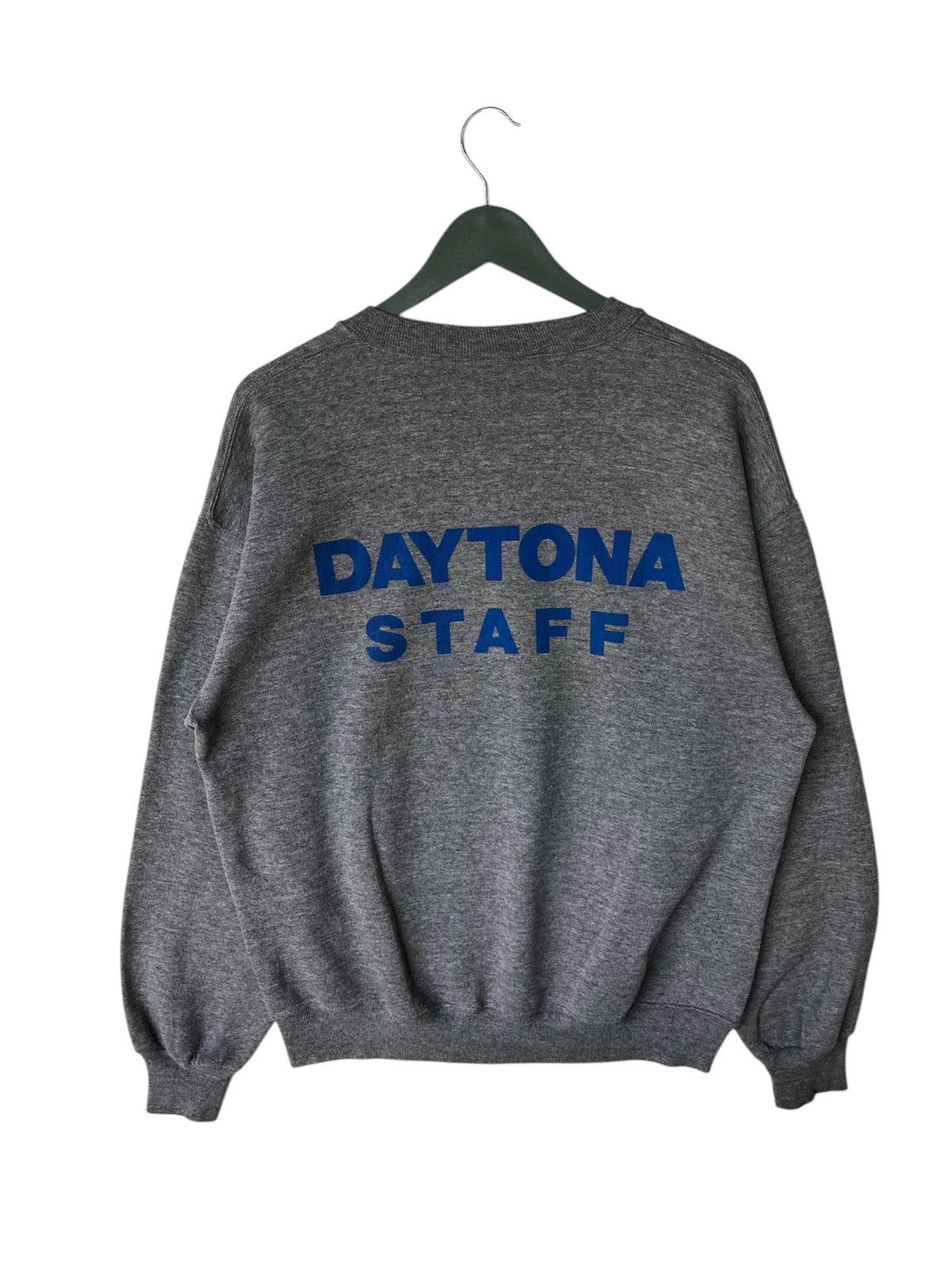 Jerzees × Vintage Vintage 90s Daytona G.T 350 Staff Sweatshirt Size US L / EU 52-54 / 3 - 2 Thumbnail