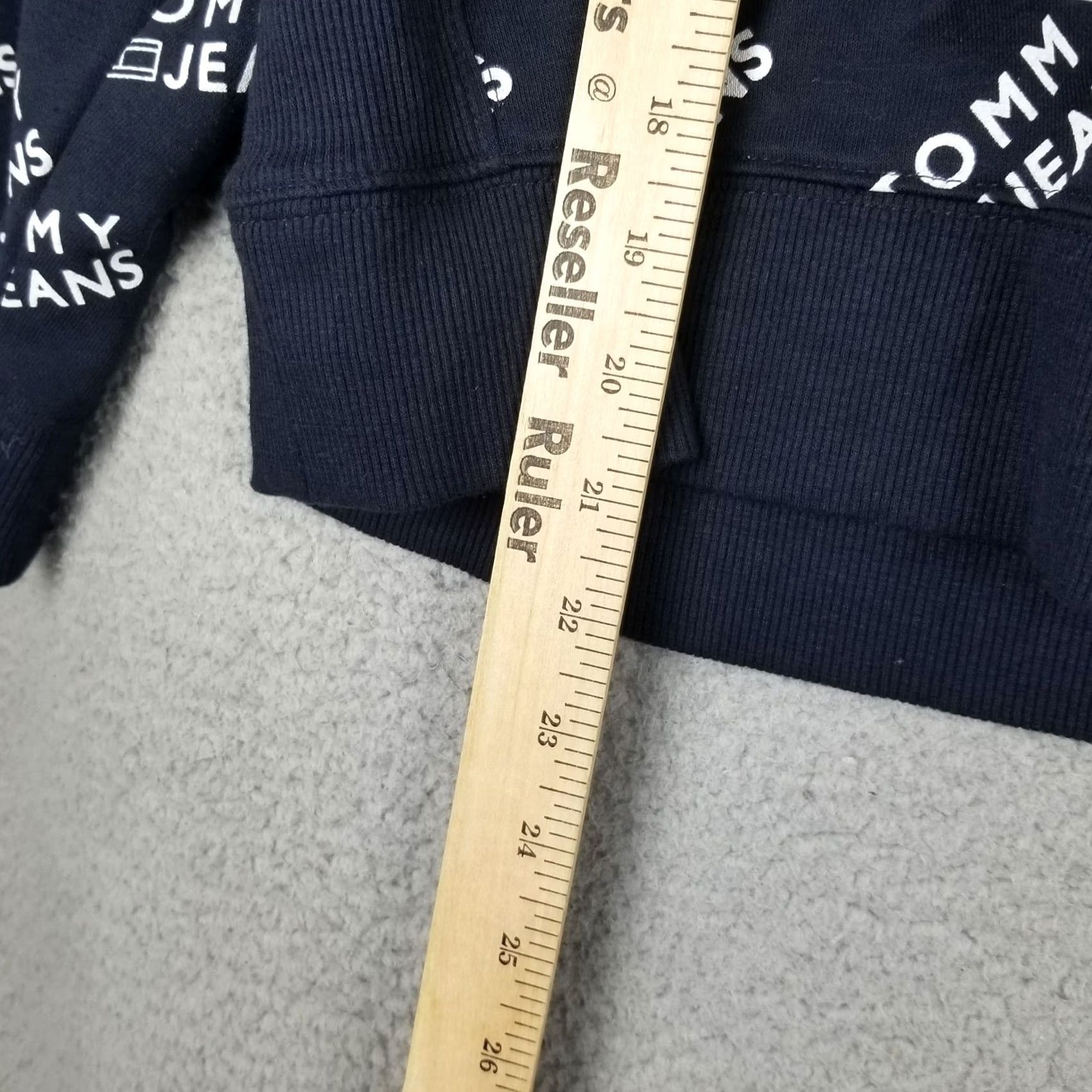 Tommy Hilfiger Tommy Hilfiger Jeans Sweatshirt Women Plus 2X Blue AOP Crewneck Long Sleeve Pullover Logo Knit Sweatshirt Size XXL / US 16-18 / IT 52-54 - 2 Thumbnail