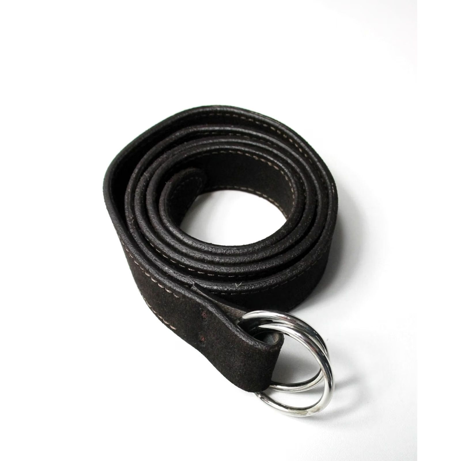 Suitsupply SUITSUPPLY Belt Men's 85/34 Genuine Leather Suede Brown Round Buckle Size ONE SIZE - 2 Thumbnail