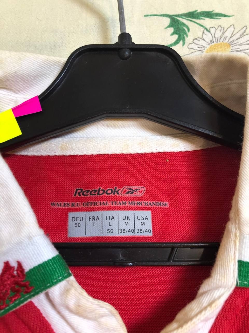 Reebok Wales Rugby Union Vintage Reebok home jersey shirt Size US M / EU 48-50 / 2 - 2 Thumbnail