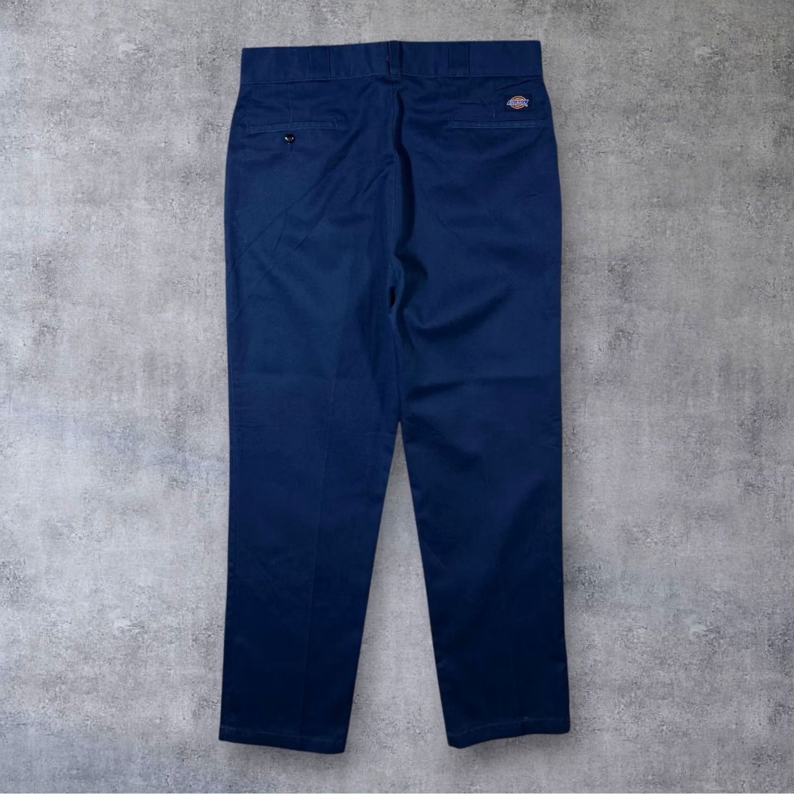Dickies Dickies Navy Blue Skater Workwear Straight Leg Chino Trousers 34 x 34 Mens Regular Zip Fly Clamp Clasp Vintage? Size US 34 / EU 50 - 3 Thumbnail