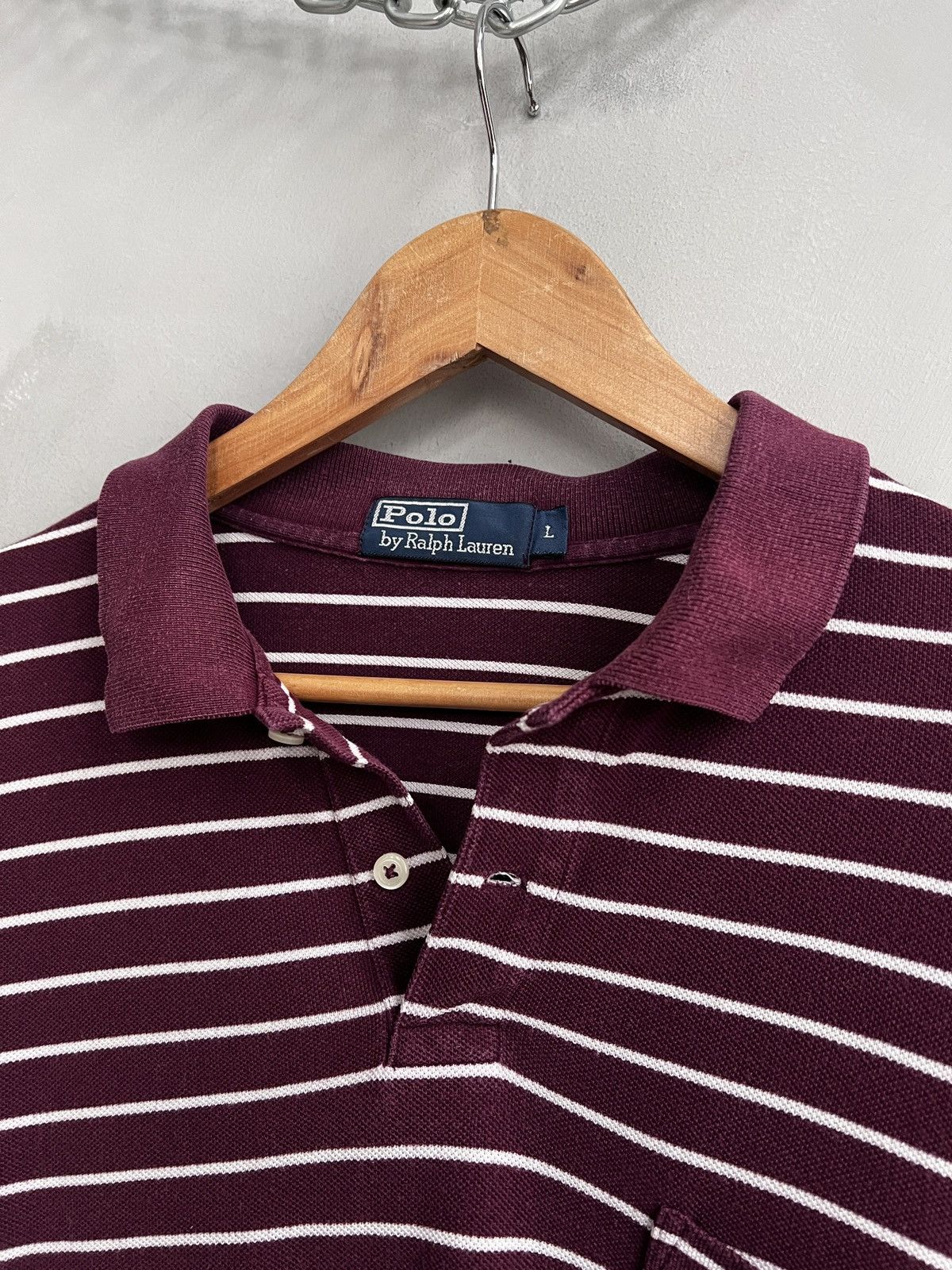 Polo Ralph Lauren Polo Ralph Lauren rugby Longsleeve Striped Burgundy color Size US L / EU 52-54 / 3 - 4 Thumbnail