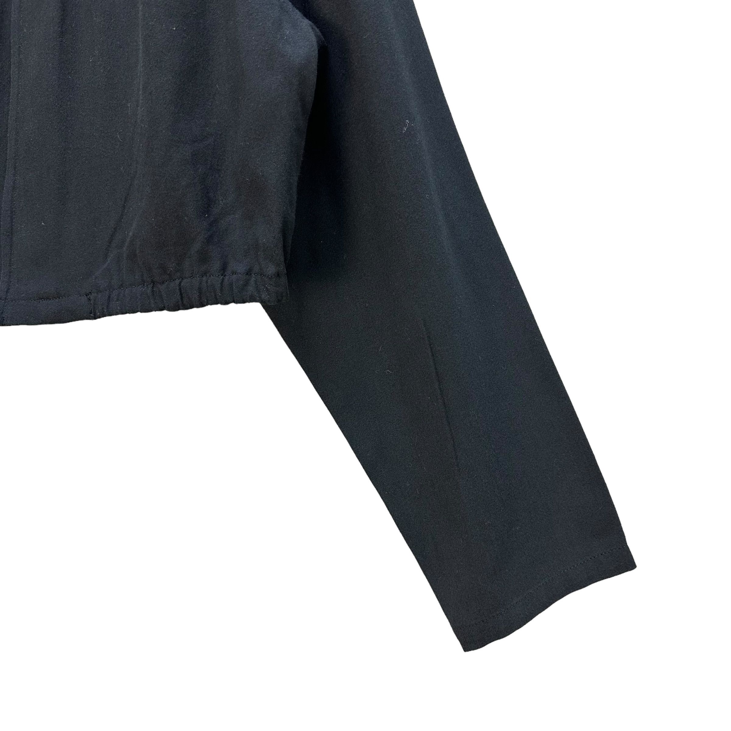 Yohji Yamamoto Vintage Y's Wool Cotton Cropped Jacket Avant Garde #A18-0428 Size M / US 6-8 / IT 42-44 - 5 Thumbnail