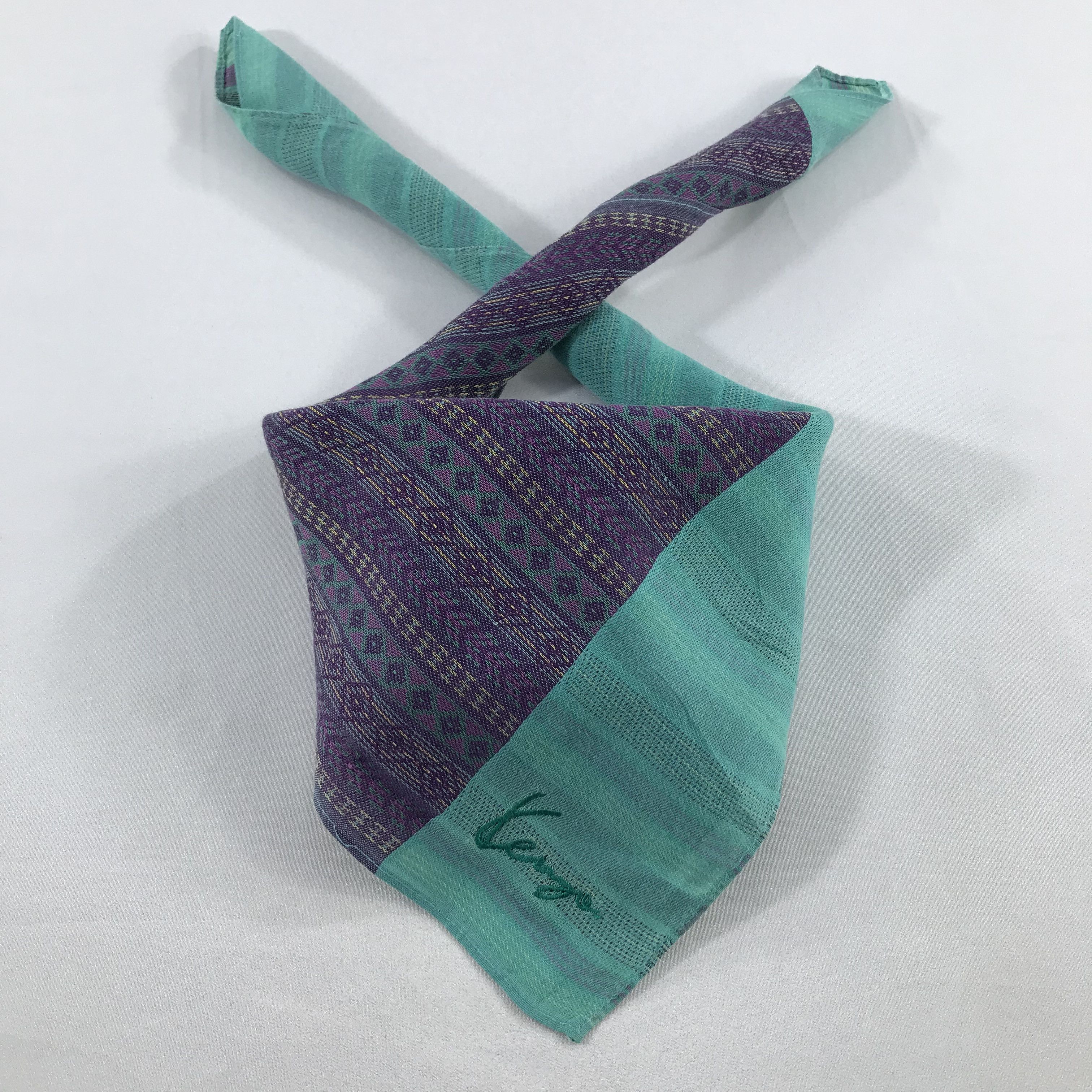 Kenzo × Vintage Kenzo Bandana / Handkerchief / Neckerchief - S2436 Size ONE SIZE - 3 Thumbnail
