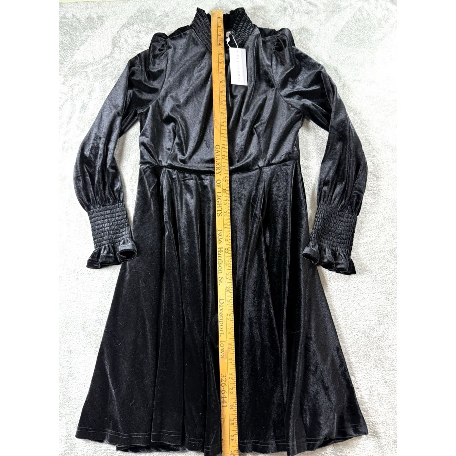 Born Baltic Born Dress Womens S Black NWT Velvet Whimsy Goth Dark Academia Fairy Size S / US 4 / IT 40 - 5 Thumbnail