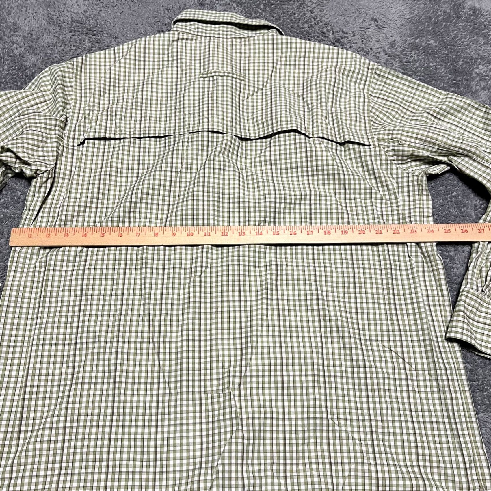 Vintage Cabela's Shirt Mens XL Guide Series Plaid Green Performance Fishing Long Sleeve Mens XL Green Shirt Size US XL / EU 56 / 4 - 5 Thumbnail