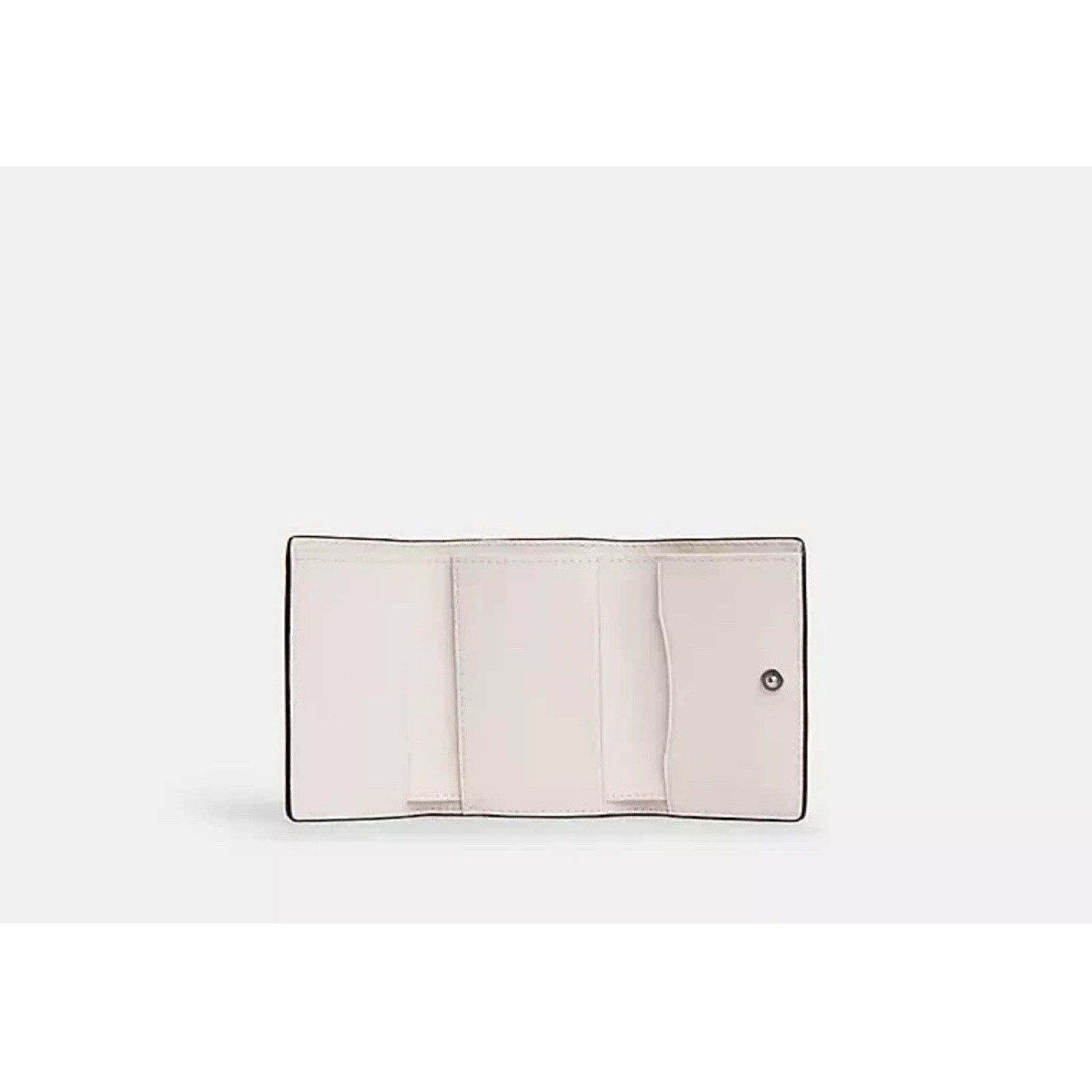 Coach NWT Coach Micro Wallet CM761 SV/LIGHT KHAKI/CHALK Size ONE SIZE - 7 Thumbnail