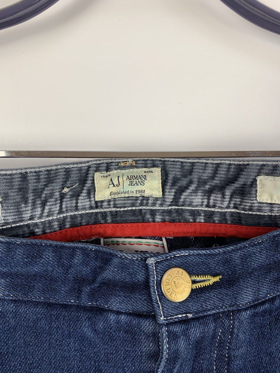Armani Armani Jeans blue denim Italy 42 Size US 42 / EU 58 - 3 Thumbnail