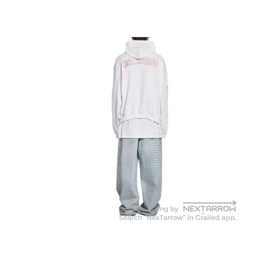 Balenciaga balenciaga dragon flame hooded sweatshirt. Size US L / EU 52-54 / 3 - 7 Thumbnail