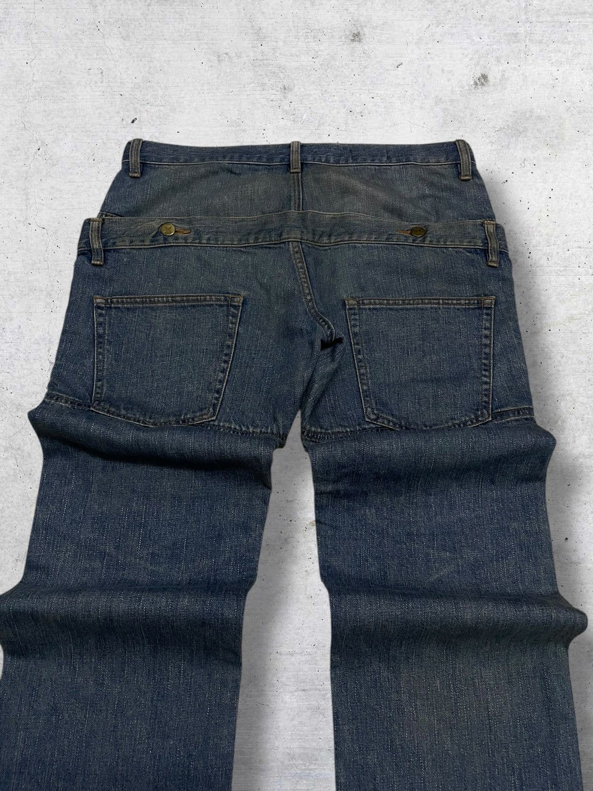 Final Home VINTATE FINAL HOME JAPAN DESIGNER ARCHIVE DOUBLE WAIST DENIM Size US 33 - 12 Thumbnail