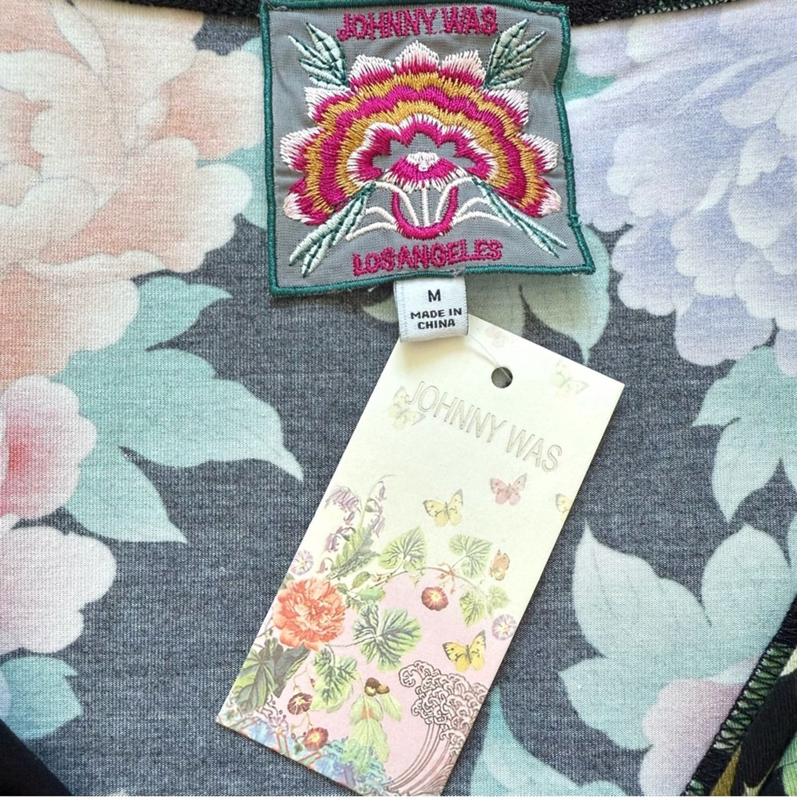 Johnny Was NWT!!! Jonny Was women floral print dress size M Retail 175$ Size M / US 6-8 / IT 42-44 - 5 Thumbnail