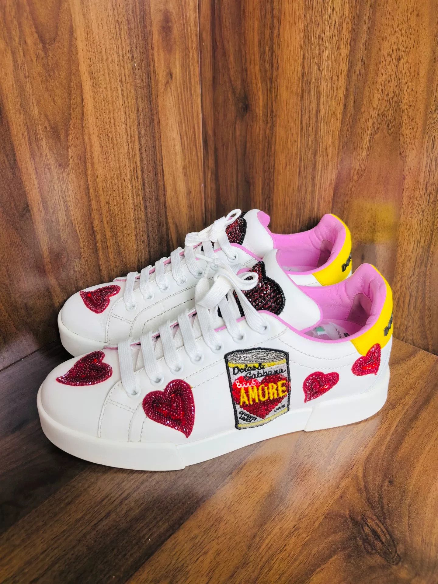 Dolce & Gabbana Dolce & Gabbana Limited Multi Lowtop Sneakers us_7 Women Size US 7 / IT 37 - 1 Thumbnail
