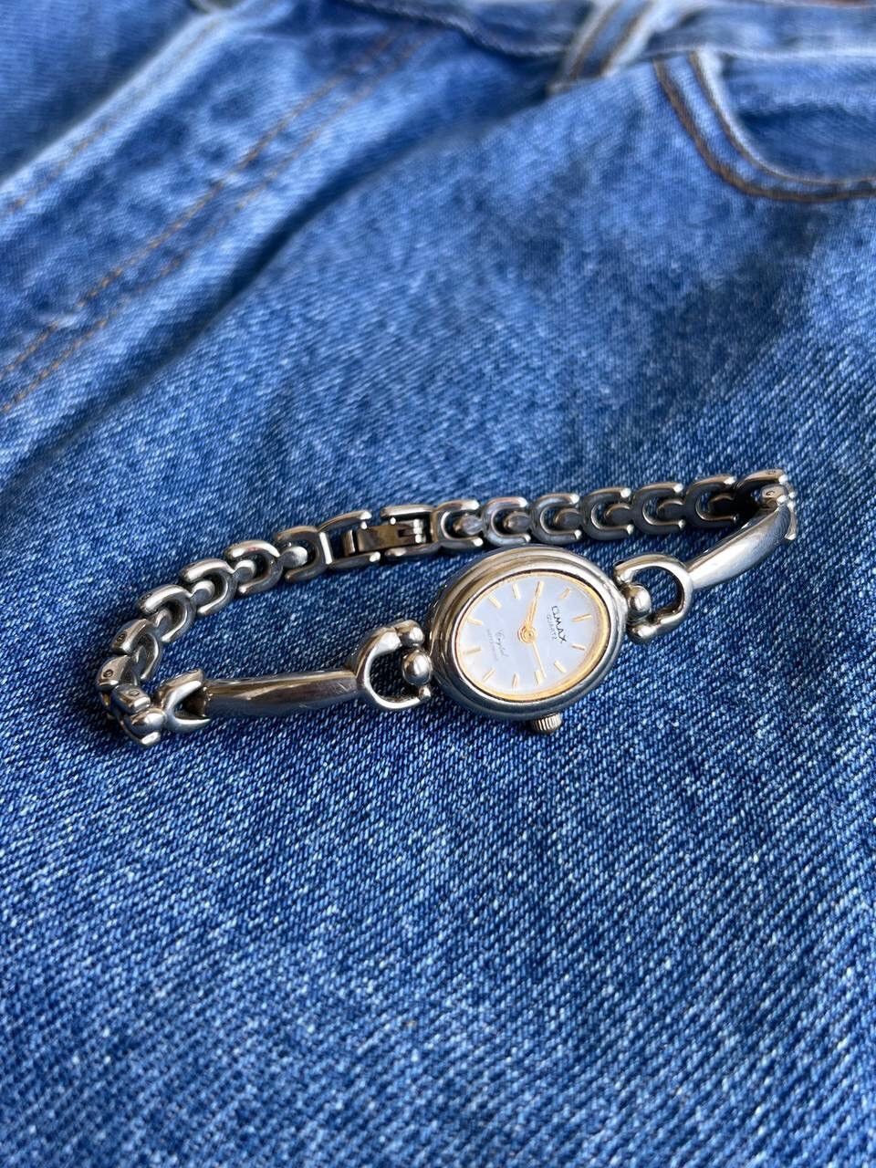 Japanese Brand × Vintage Vintage Japanese style futuristic Form Chrome Link Watch Size ONE SIZE - 1 Thumbnail
