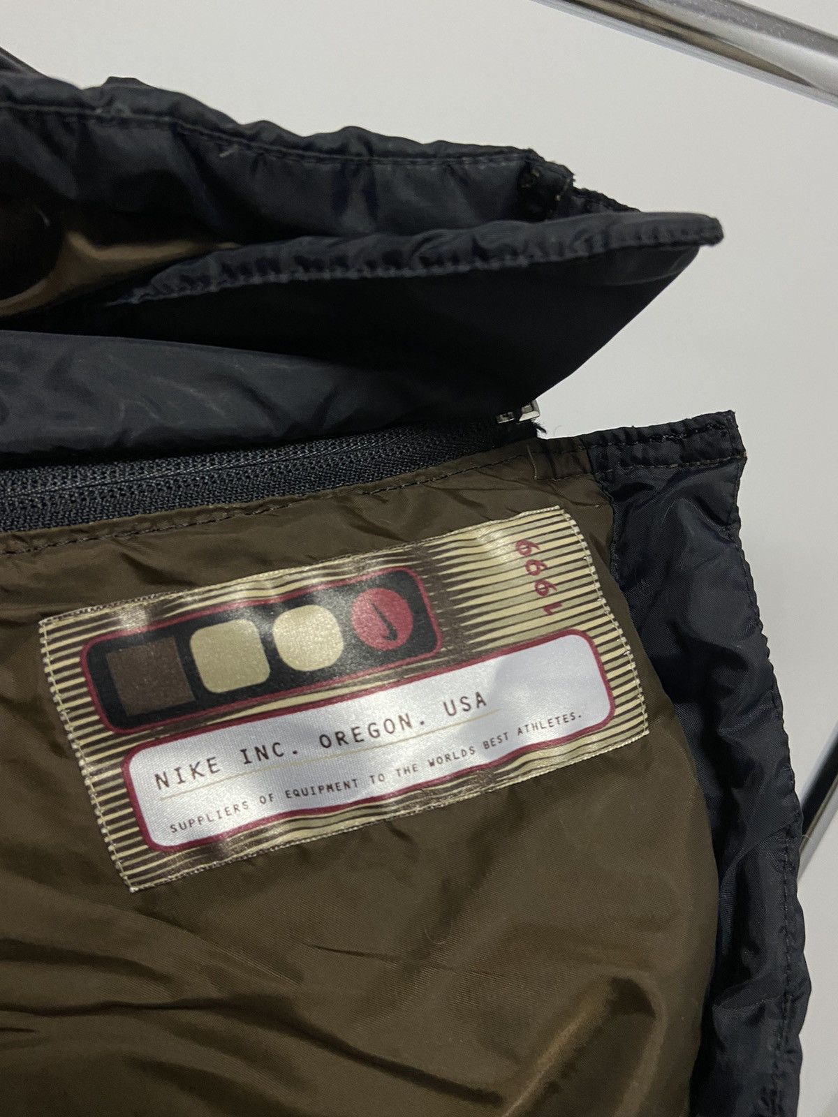Nike × Vintage Nike Puffer Jacket small Logo Vintage Swoosh Size US XL / EU 56 / 4 - 9 Thumbnail