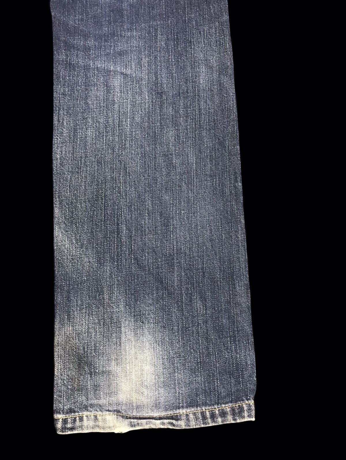 Japanese Brand 💥ART💥Very Rare Japan Dragon Embroidery Distresed Denim F29 Size US 35 - 12 Thumbnail