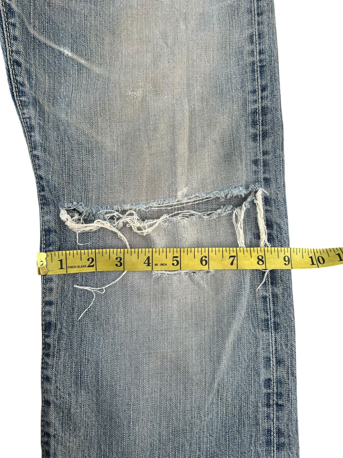 Kapital Thrashed Vintage Edwin 505zx Selvedge Denim Jeans japan Size US 31 - 24 Thumbnail